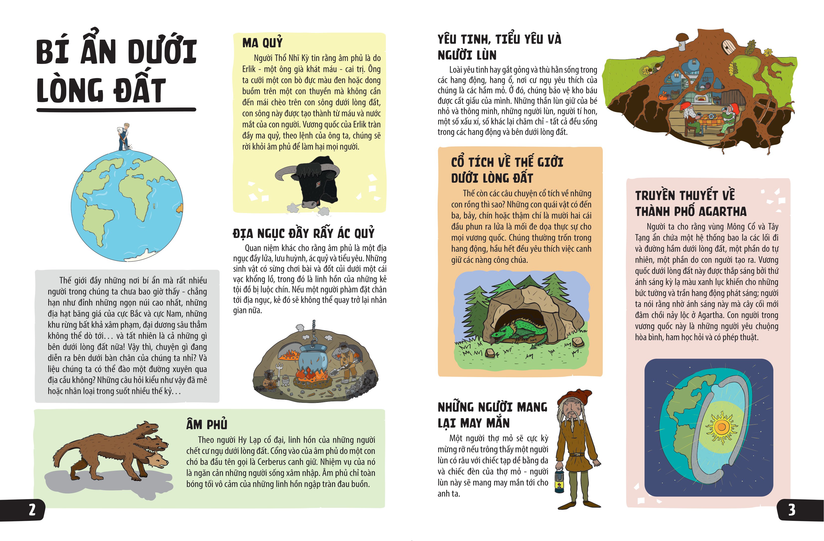 sách khổng lồ mở ra thế giới bí ẩn dưới lòng đất