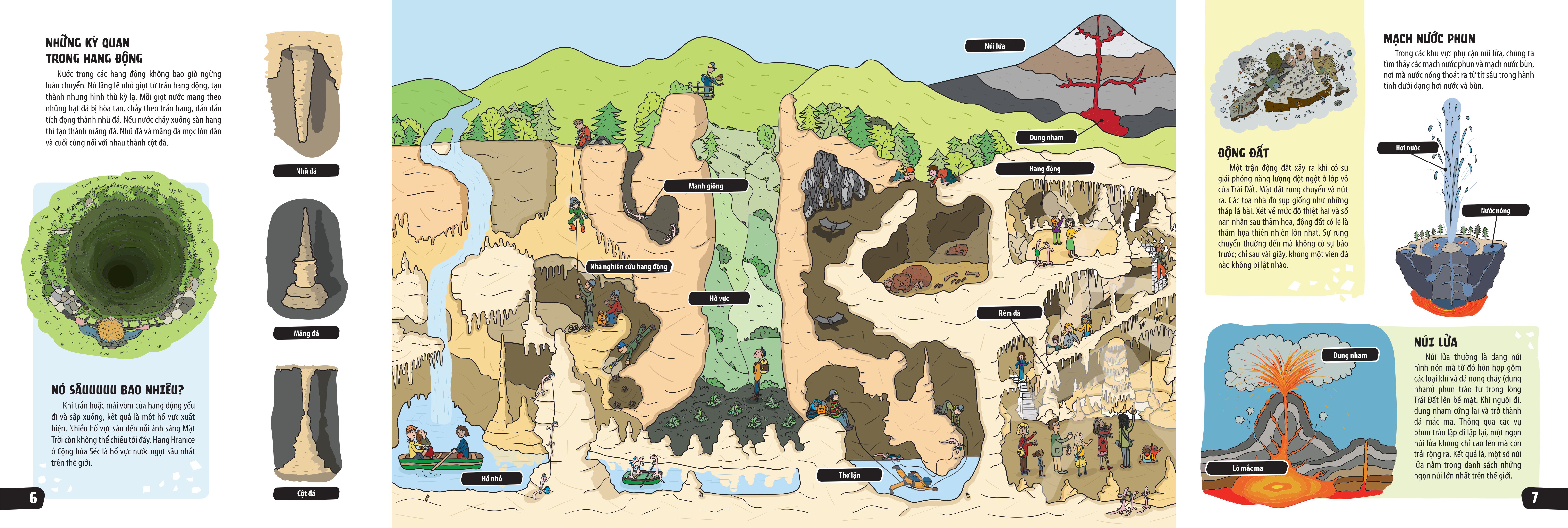 sách khổng lồ mở ra thế giới bí ẩn dưới lòng đất