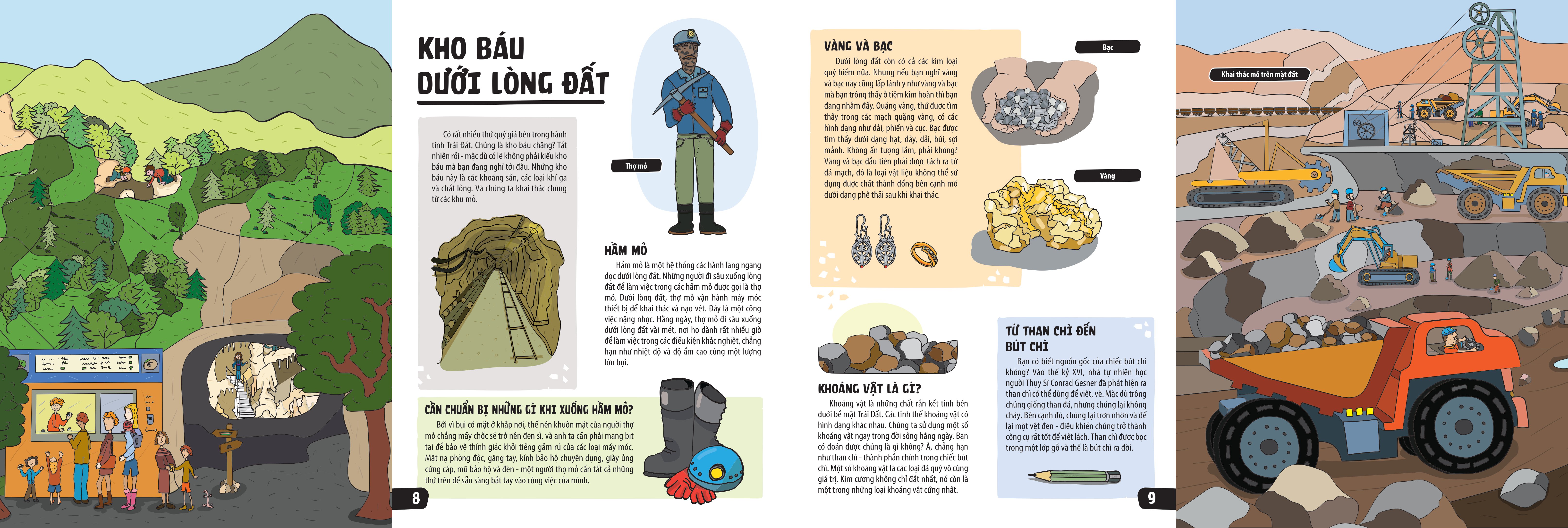 sách khổng lồ mở ra thế giới bí ẩn dưới lòng đất