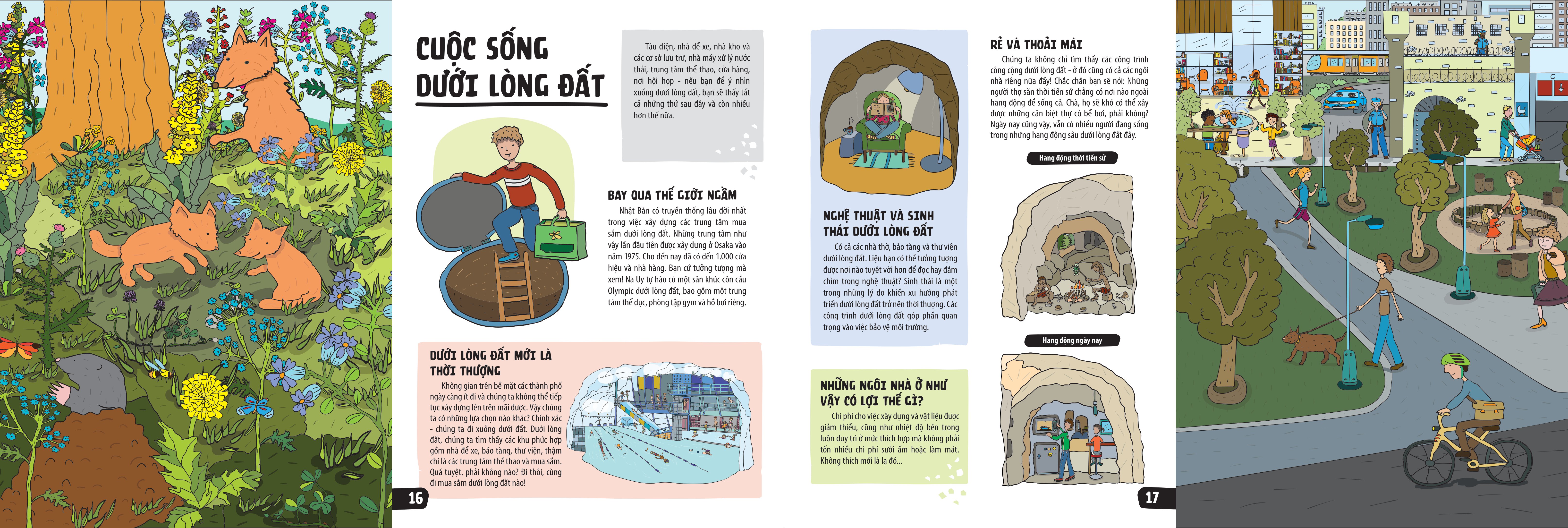 sách khổng lồ mở ra thế giới bí ẩn dưới lòng đất