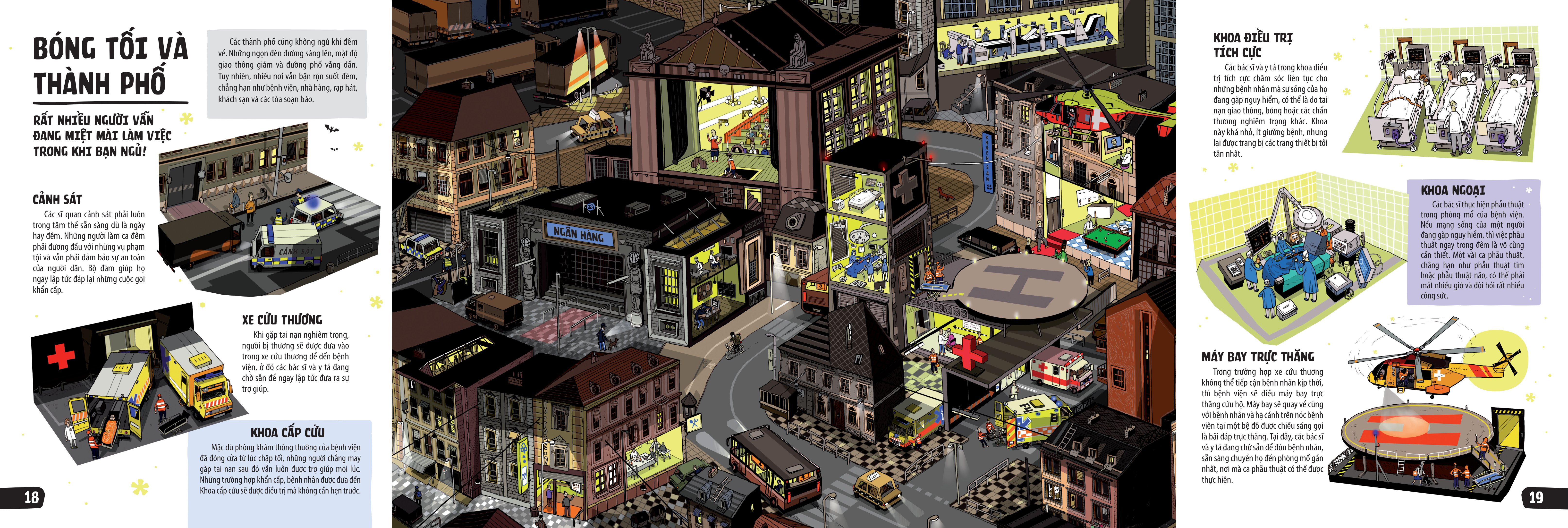 sách khổng lồ mở ra thế giới bí ẩn trong đêm