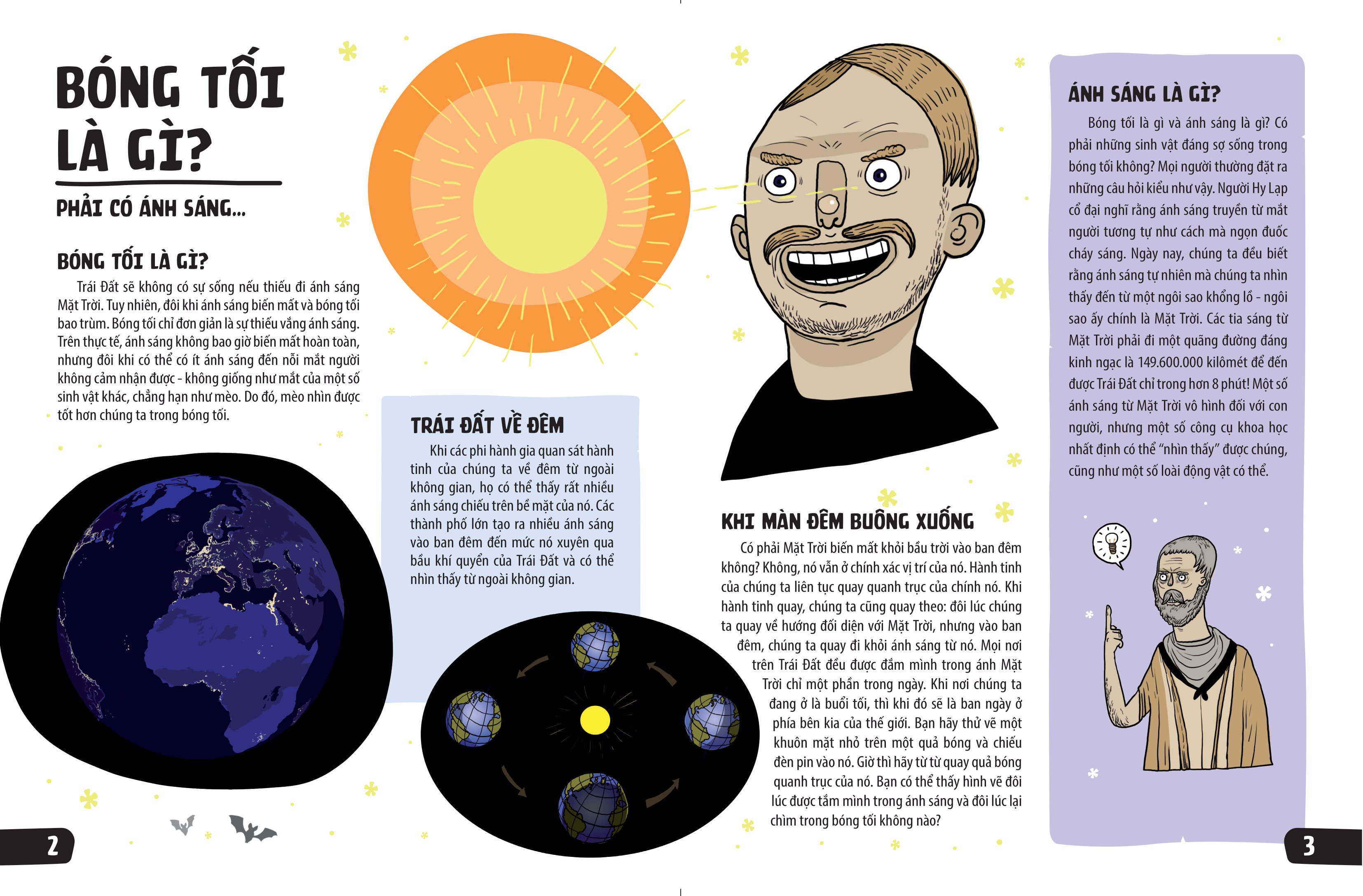 sách khổng lồ mở ra thế giới bí ẩn trong đêm