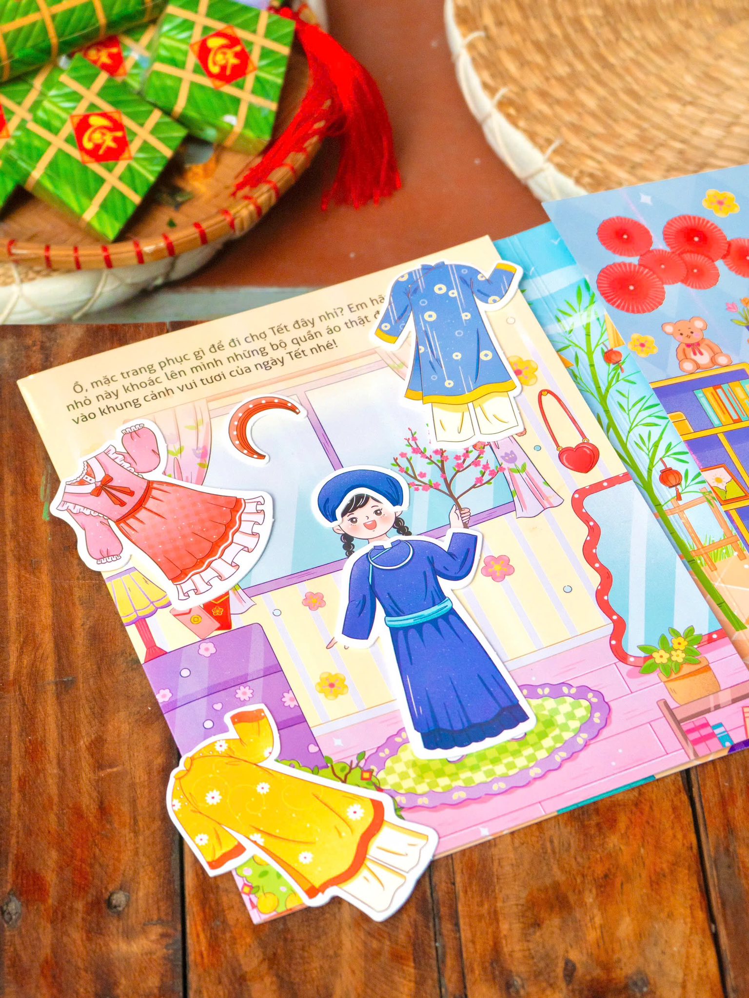 Sach Khong Lo Ve Tet - Em Di Cho Tet - Bia Cung