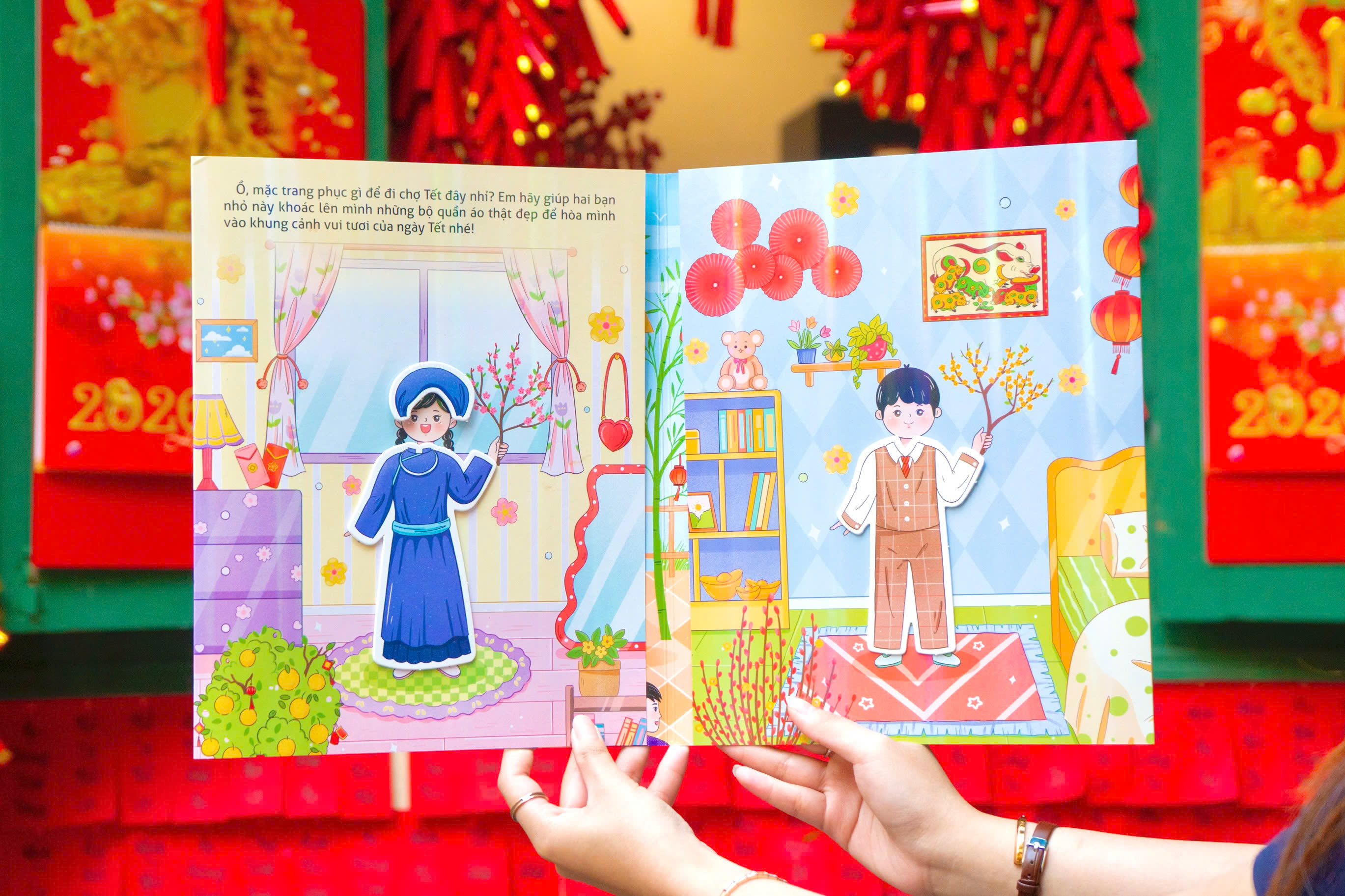 Sach Khong Lo Ve Tet - Em Di Cho Tet - Bia Cung