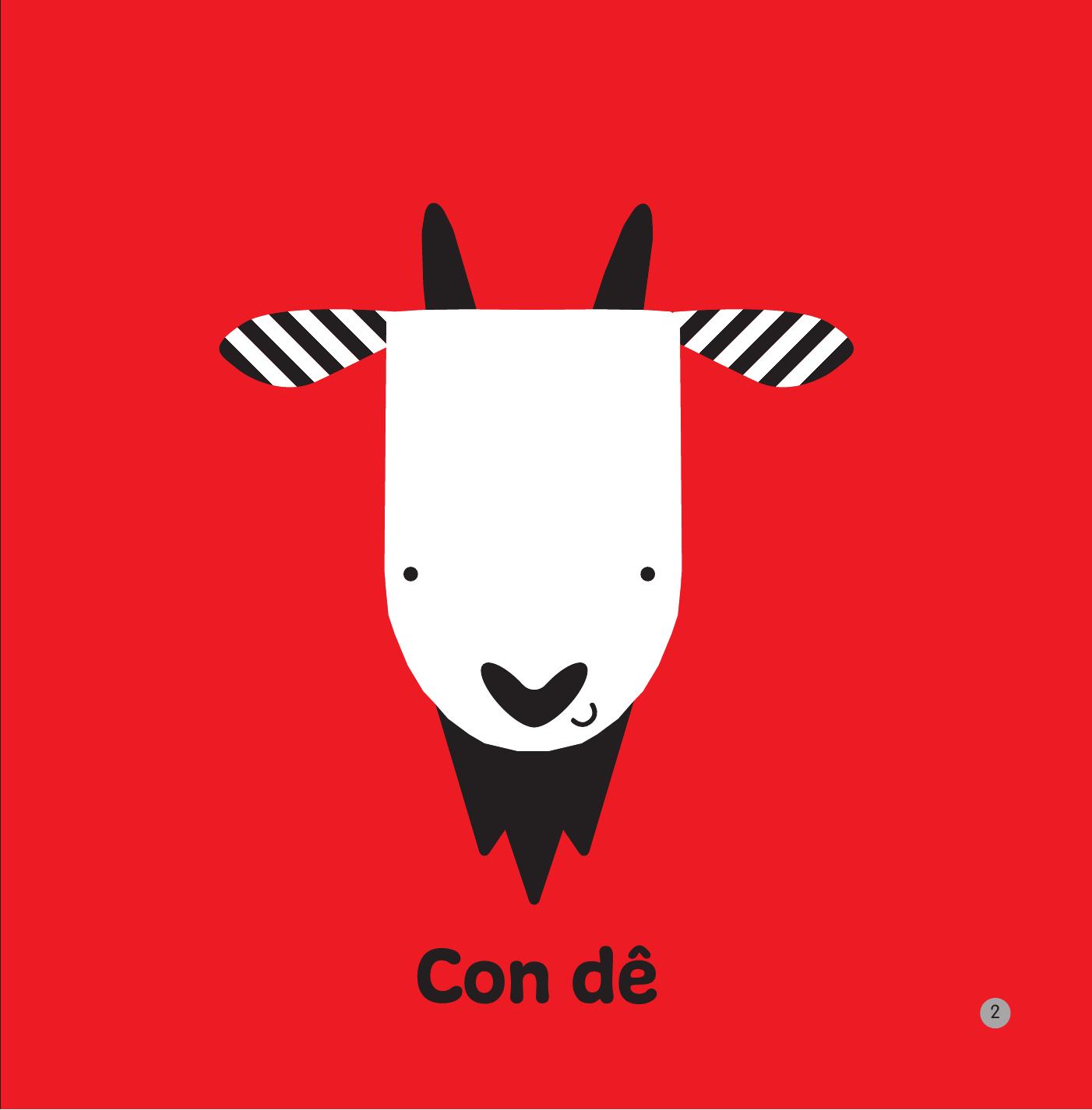 sách kích thích thị giác và xúc giác - động vật - bìa cứng