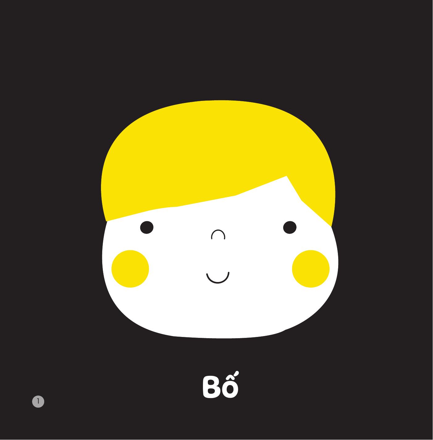 sách kích thích thị giác và xúc giác - gương mặt thân quen - bìa cứng