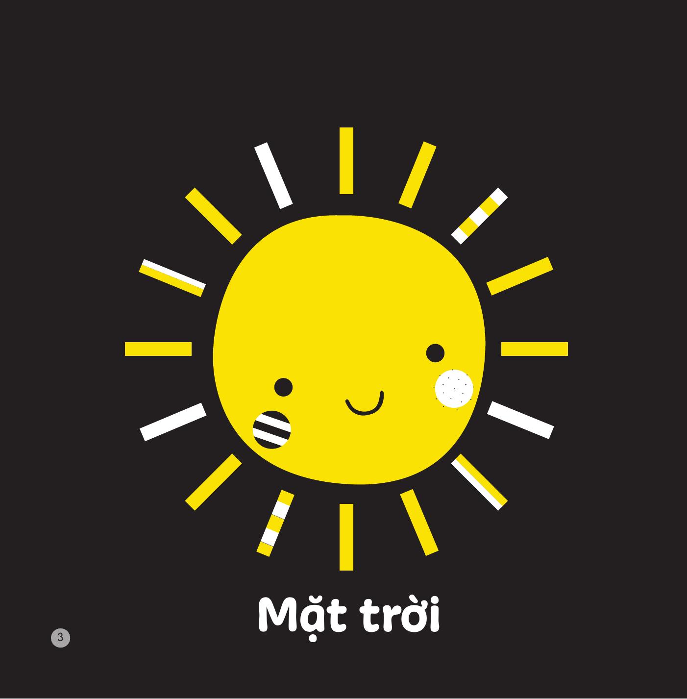 sách kích thích thị giác và xúc giác - gương mặt thân quen - bìa cứng