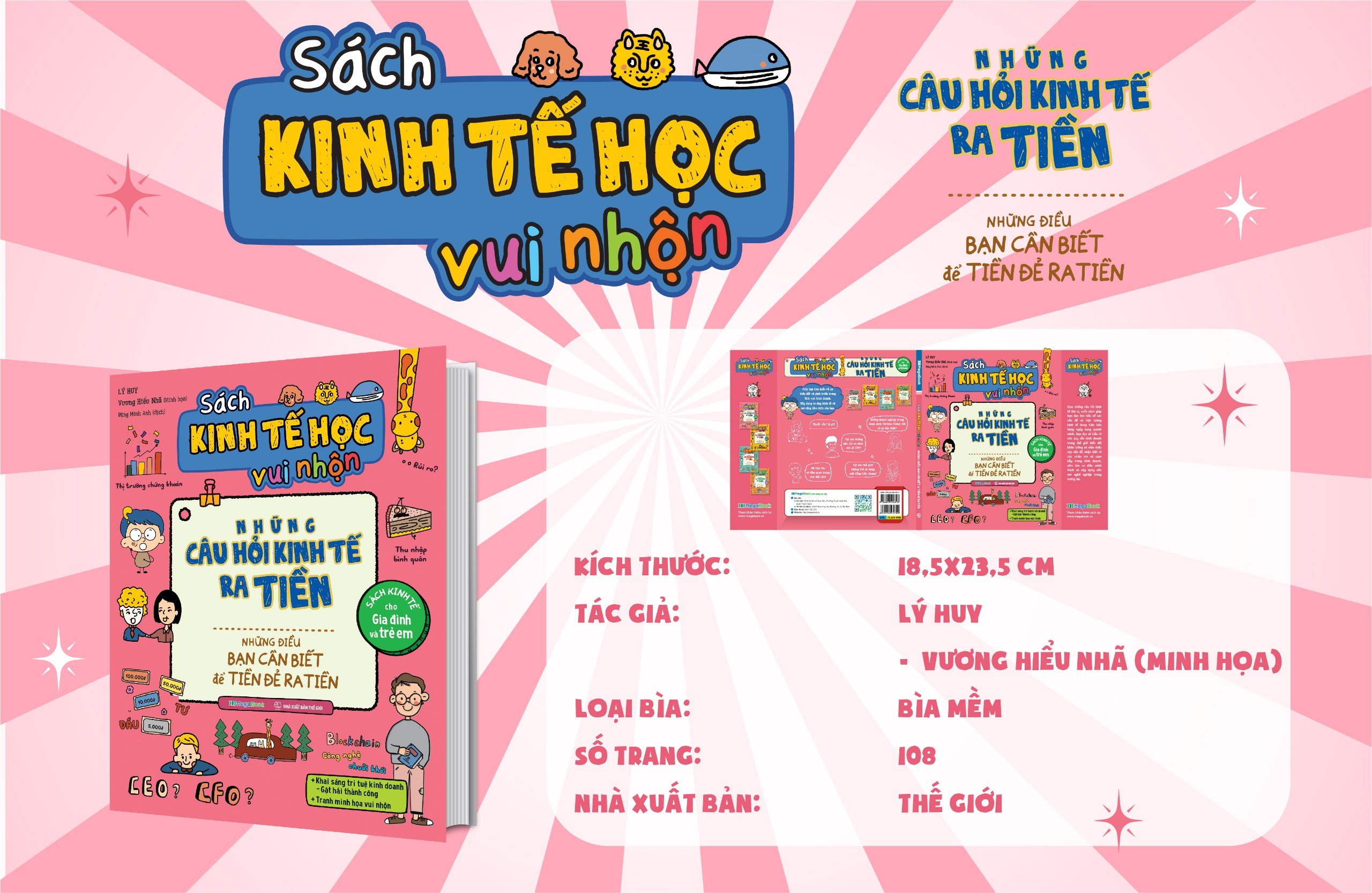 sách kinh tế học vui nhộn - những câu hỏi kinh tế ra tiền - những điều bạn cần biết để tiền đẻ ra tiền