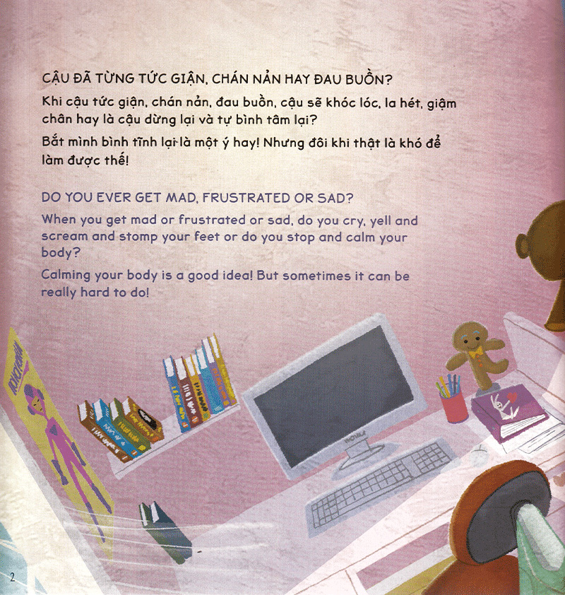 sách kỹ năng song ngữ - kiềm chế cơn tức giận (tái bản 2022)