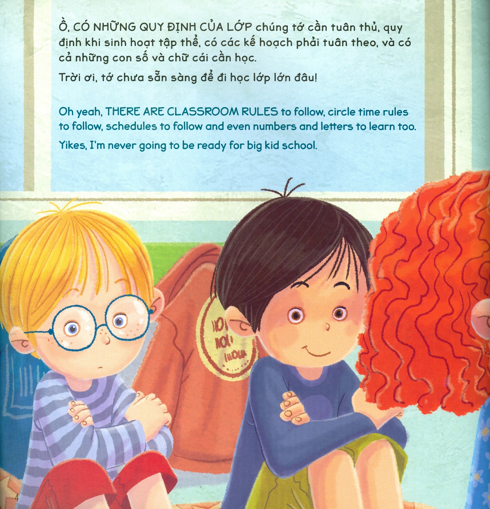 sách kỹ năng song ngữ - sẵn sàng để đến trường (tái bản 2022)