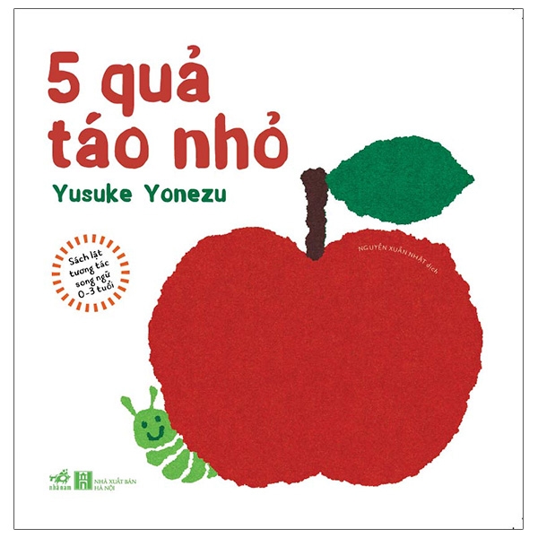 Sach Lat Tuong Tac Song Ngu 0-3 Tuoi - 5 Qua Tao Nho - Bia Cung (Tai Ban 2025)