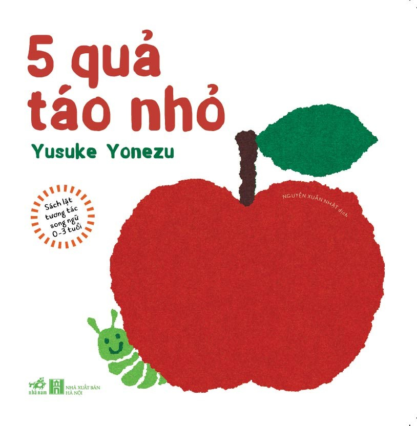 Sach Lat Tuong Tac Song Ngu 0-3 Tuoi - 5 Qua Tao Nho - Bia Cung (Tai Ban 2025)