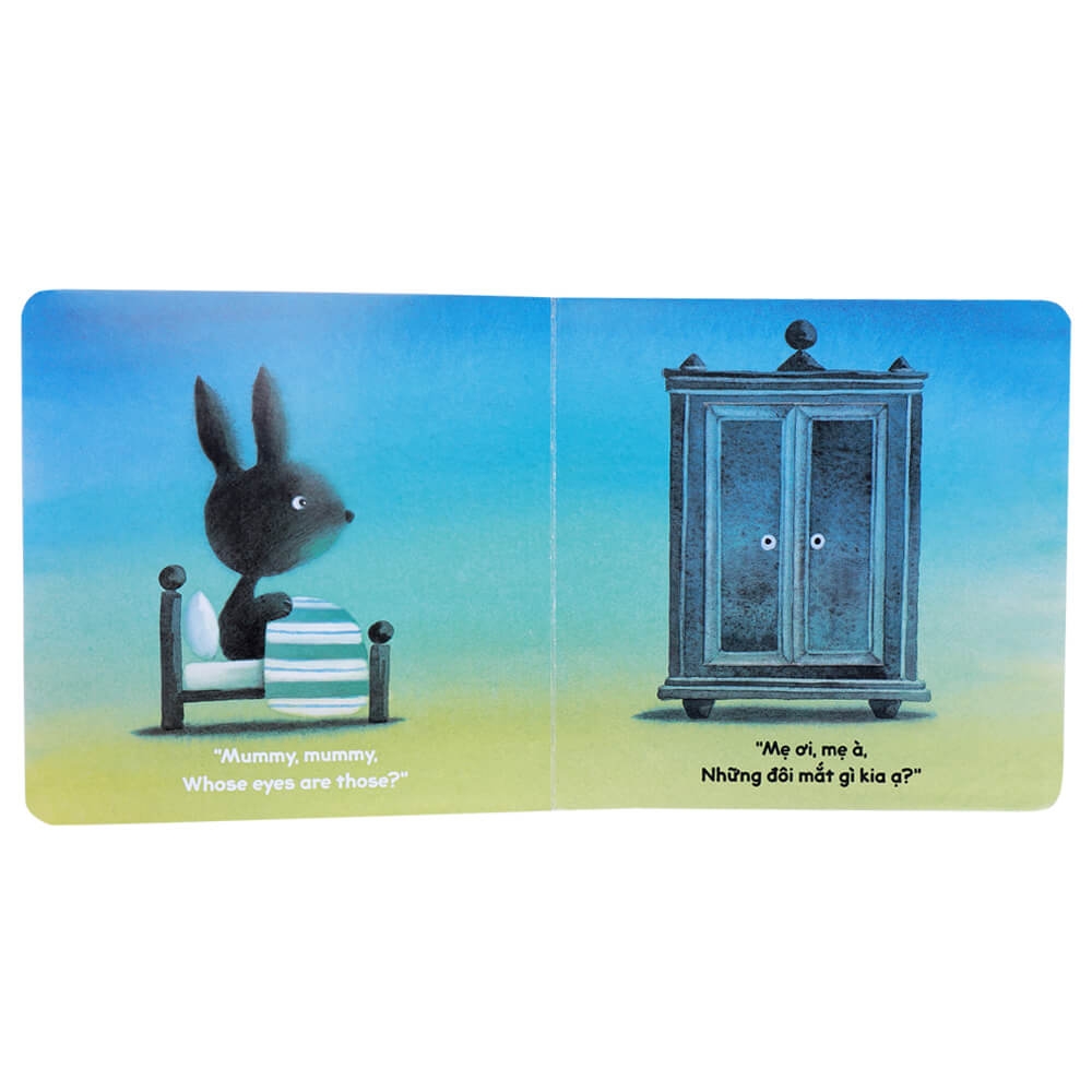 sách lật tương tác song ngữ 0-3 tuổi: chúc ngủ ngon