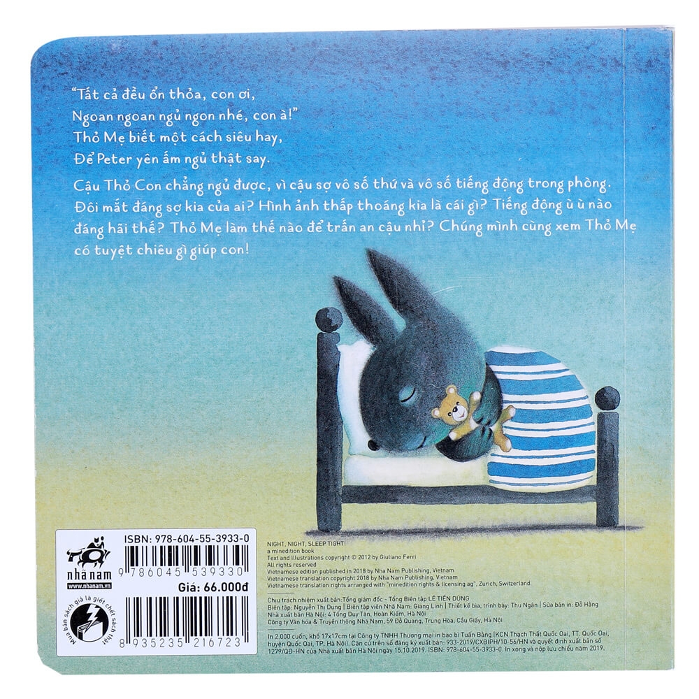 sách lật tương tác song ngữ 0-3 tuổi: chúc ngủ ngon