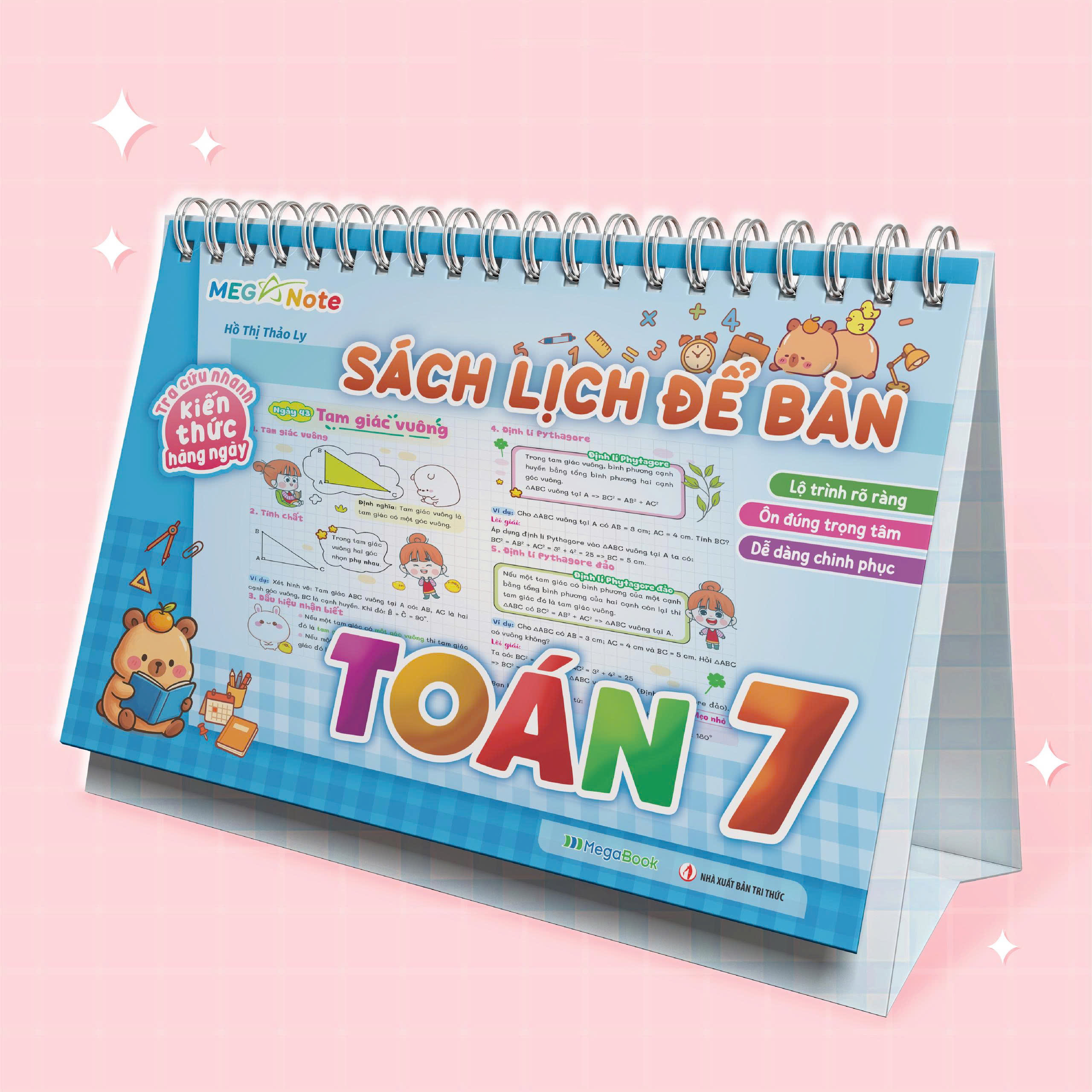 Sách Lịch Để Bàn - Tra Cứu Nhanh Kiến Thức Hàng Ngày - Toán 7