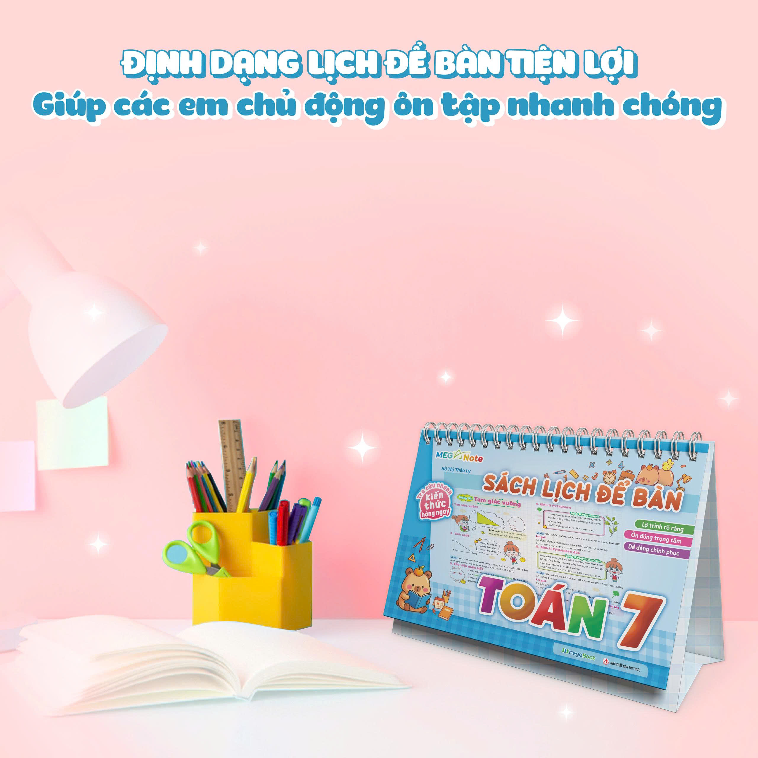 Sách Lịch Để Bàn - Tra Cứu Nhanh Kiến Thức Hàng Ngày - Toán 7