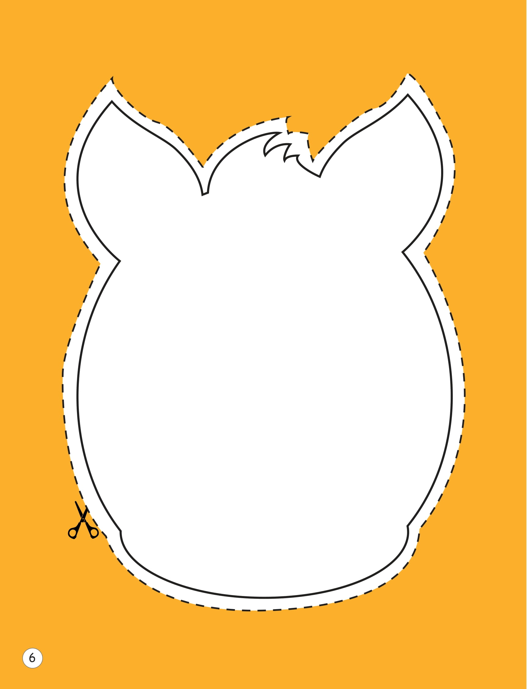 sách mặt nạ - cắt + tô màu động vật