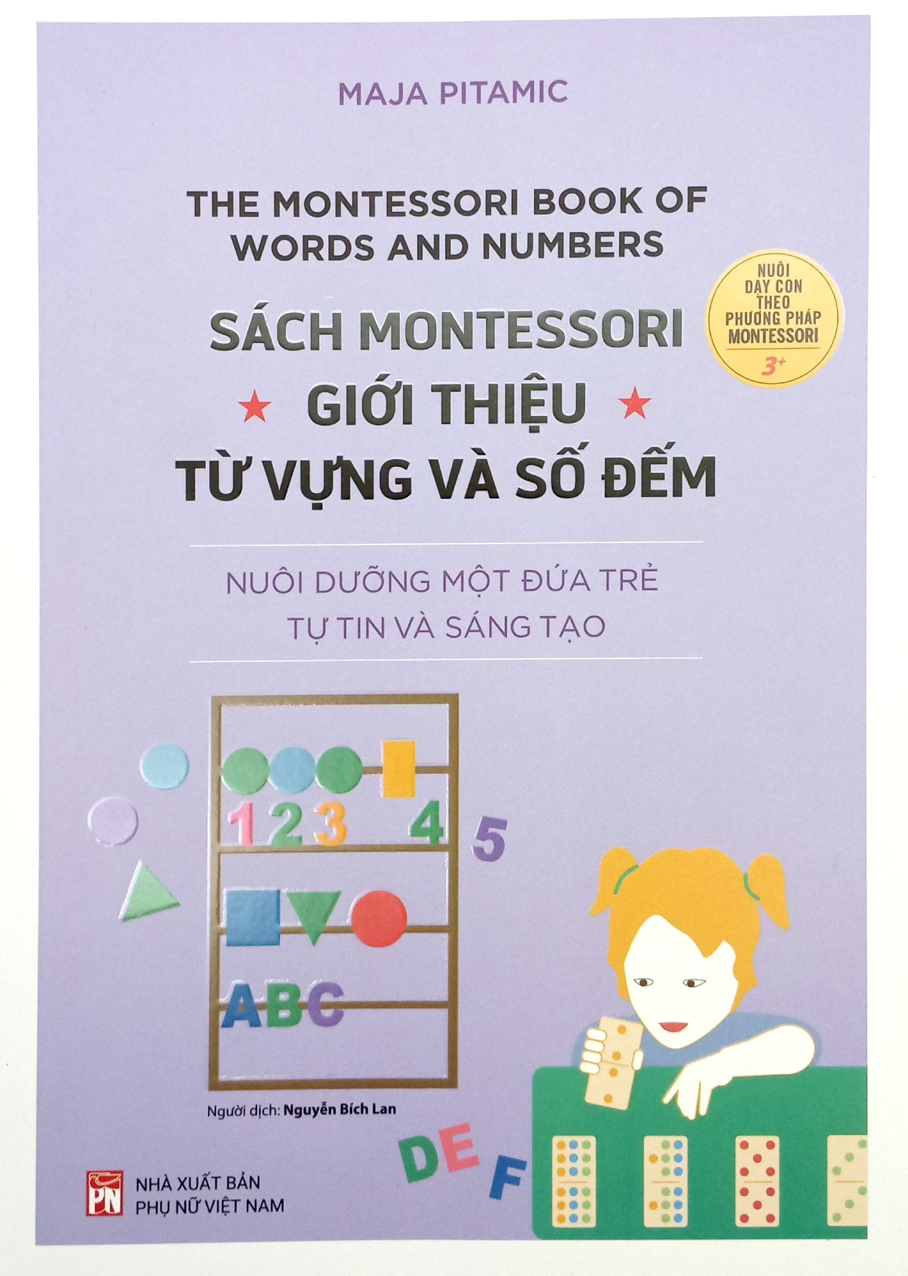 sách montessori - giới thiệu từ vựng và số đếm