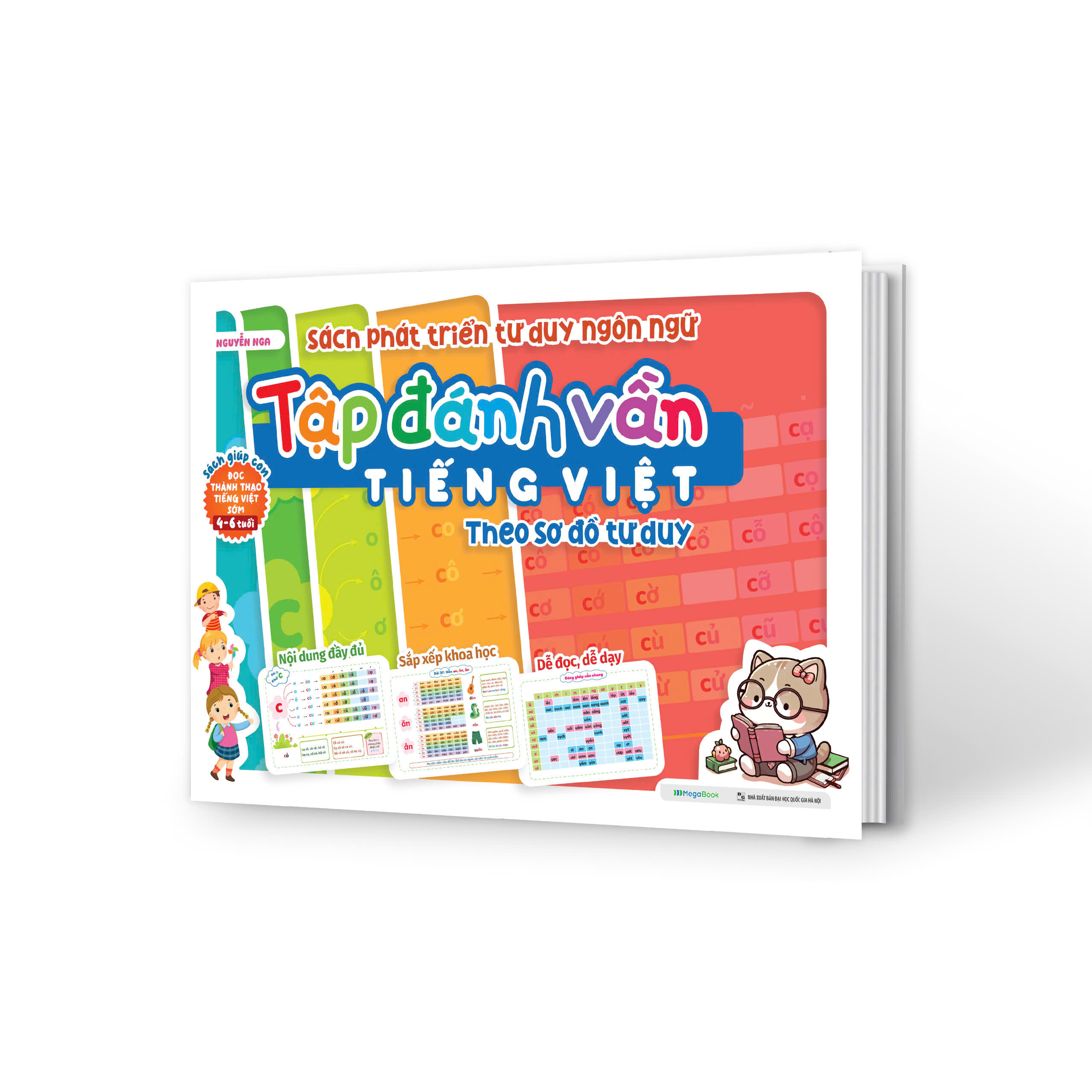 sách phát triển tư duy ngôn ngữ - tập đánh vần tiếng việt theo sơ đồ tư duy