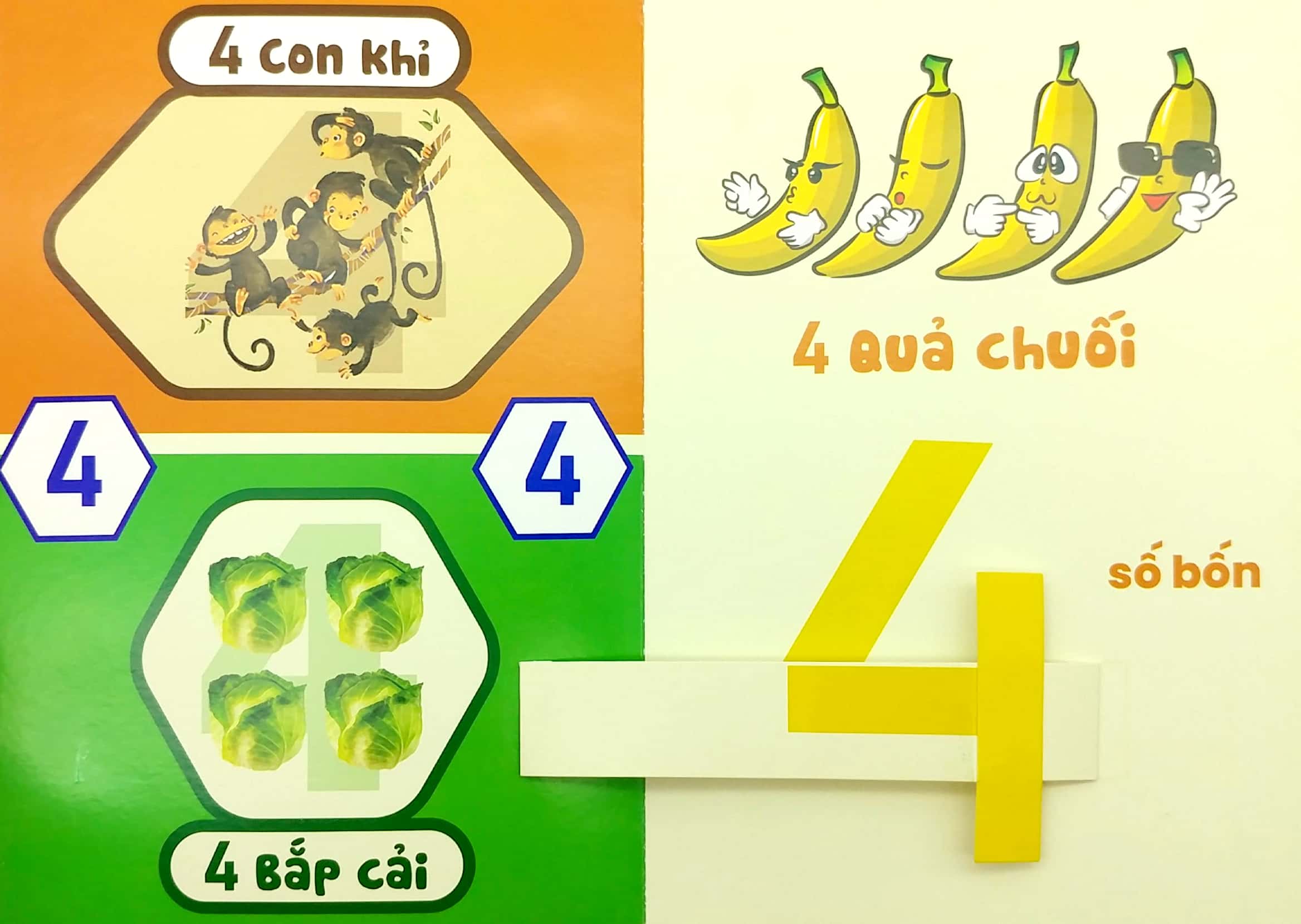 sách pop-up dựng hình - bé vui học số