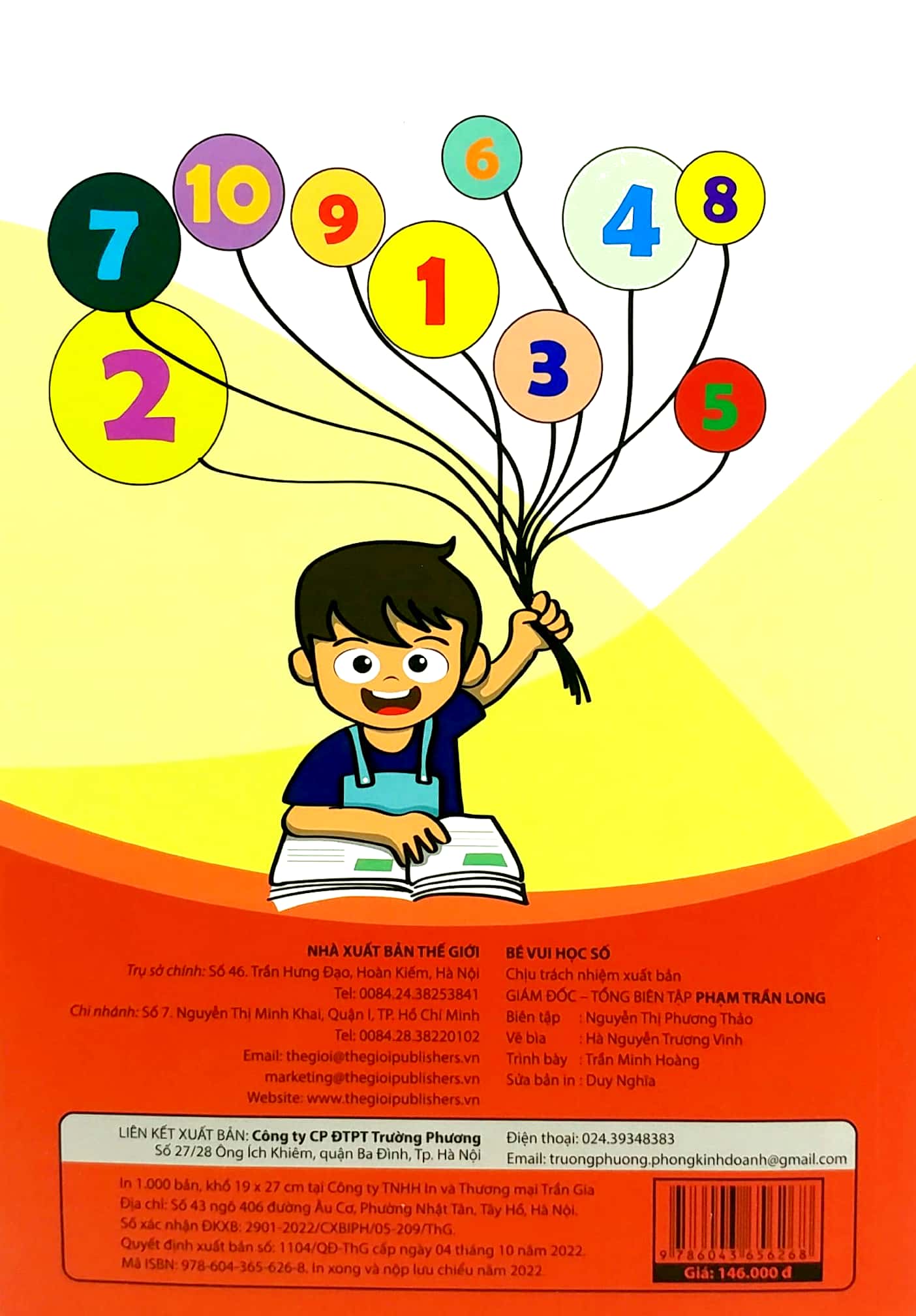 sách pop-up dựng hình - bé vui học số