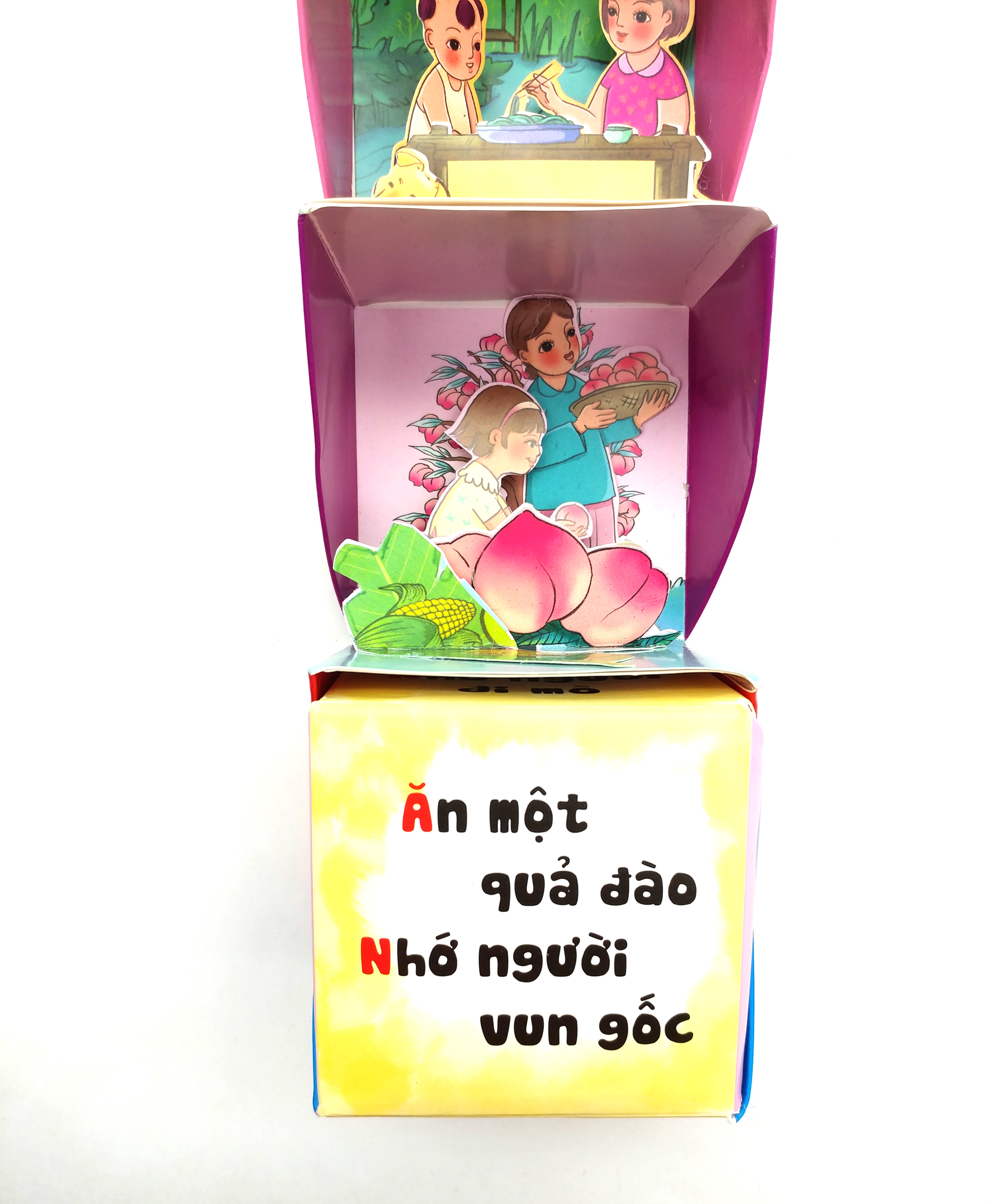 sách pop-up dựng hình - nhớ ơn - khúc đồng giao về chủ đề tình cảm