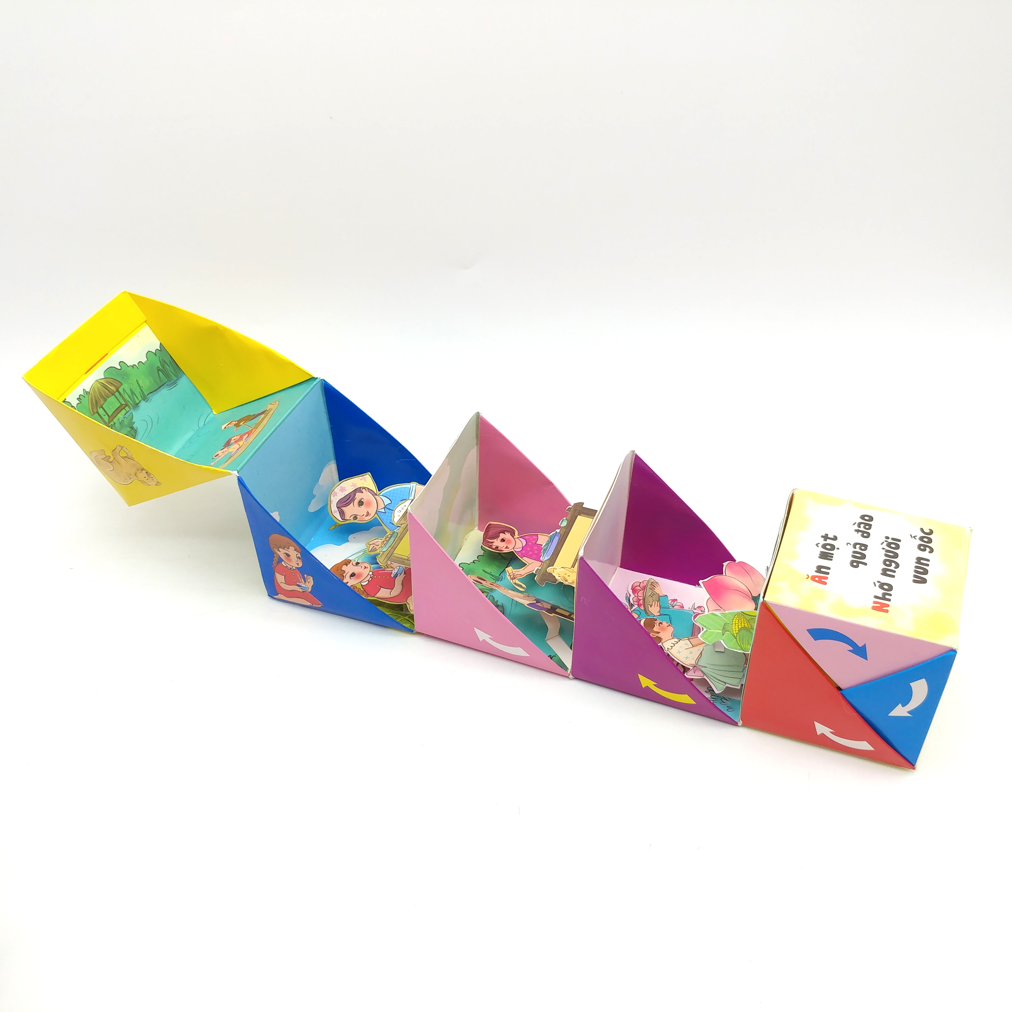 sách pop-up dựng hình - nhớ ơn - khúc đồng giao về chủ đề tình cảm