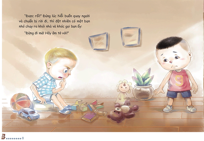 sách song ngữ bồi dưỡng tâm lý, trí tuệ cho trẻ - nỗi buồn ơi, tạm biệt nhé!