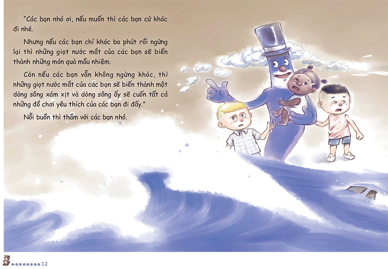sách song ngữ bồi dưỡng tâm lý, trí tuệ cho trẻ - nỗi buồn ơi, tạm biệt nhé!