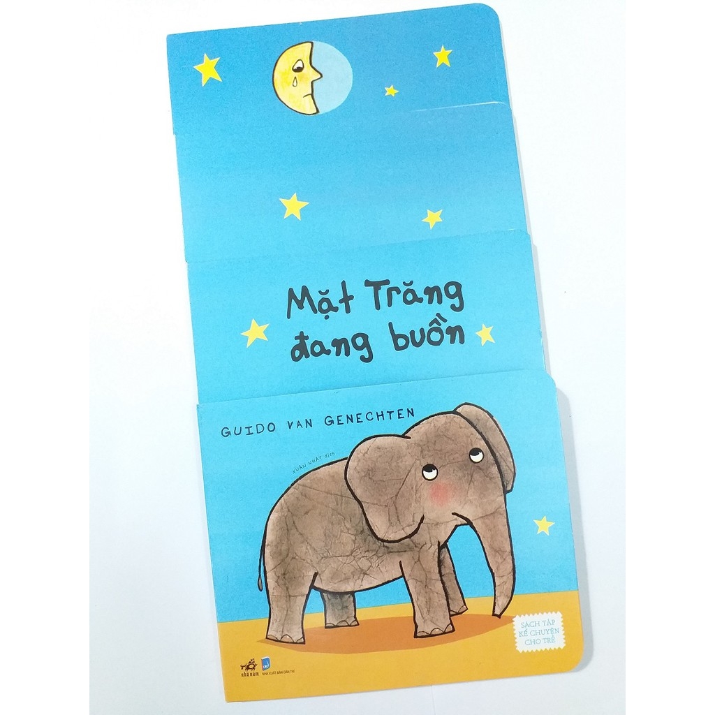 sách tập kể chuyện cho trẻ - mặt trăng đang buồn