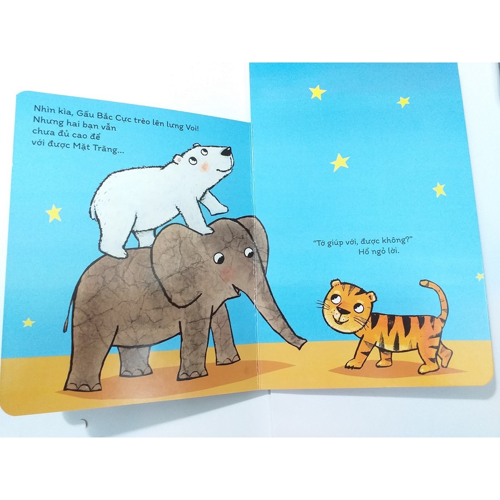 sách tập kể chuyện cho trẻ - mặt trăng đang buồn