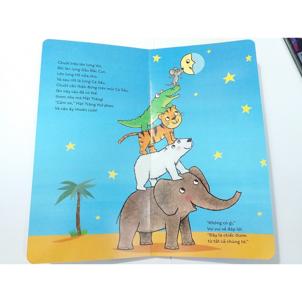 sách tập kể chuyện cho trẻ - mặt trăng đang buồn