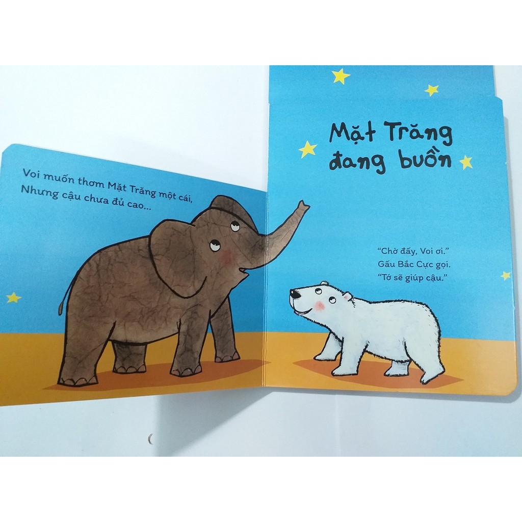 sách tập kể chuyện cho trẻ - mặt trăng đang buồn