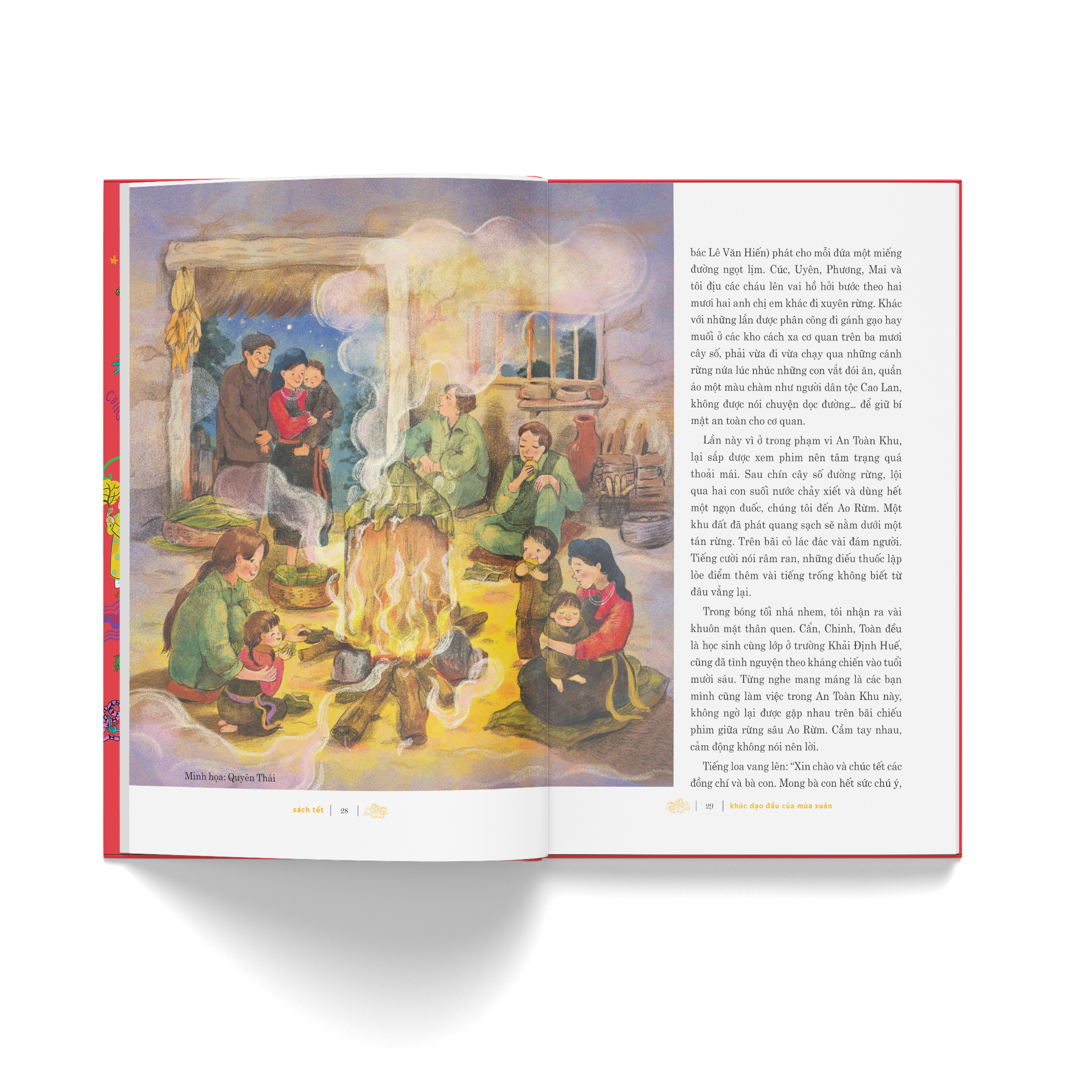 sách tết ất tỵ 2025 - hợp tuyển văn thơ nhạc hoạ chủ đề mùa xuân và ngày tết - tẵng kèm postcard