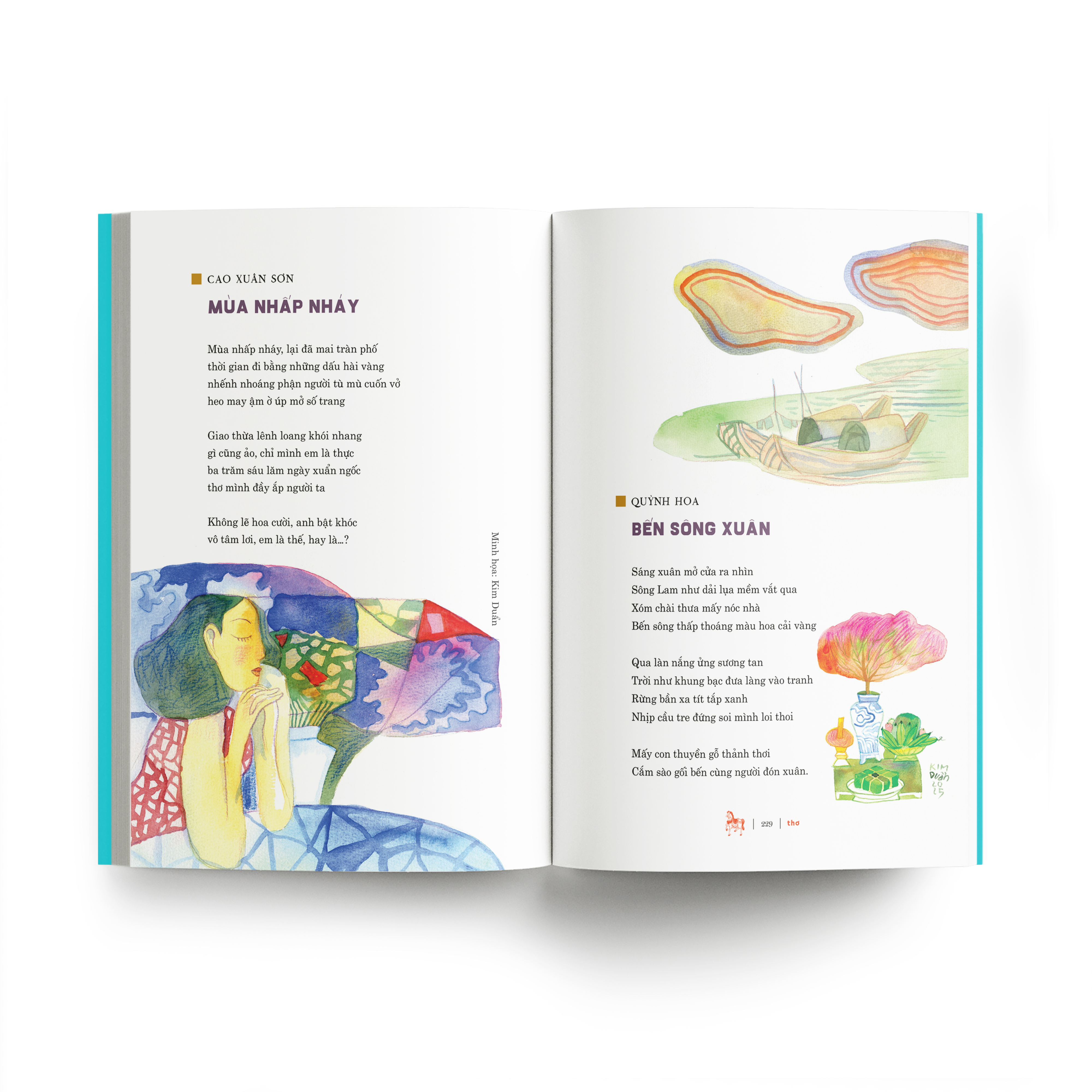 Sach Tet Binh Ngo 2026 - Hop Tuyen Van Tho Nhac Hoa Chu De  Mua Xuan Va Ngay Tet - Tang Kem Postcard