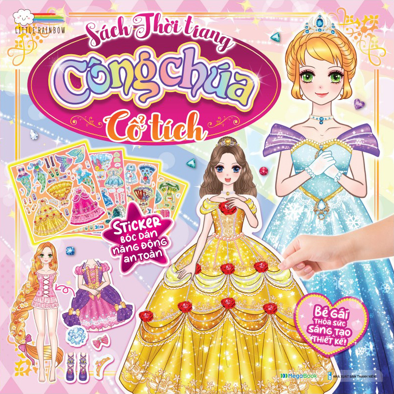 sách thời trang - công chúa cổ tích