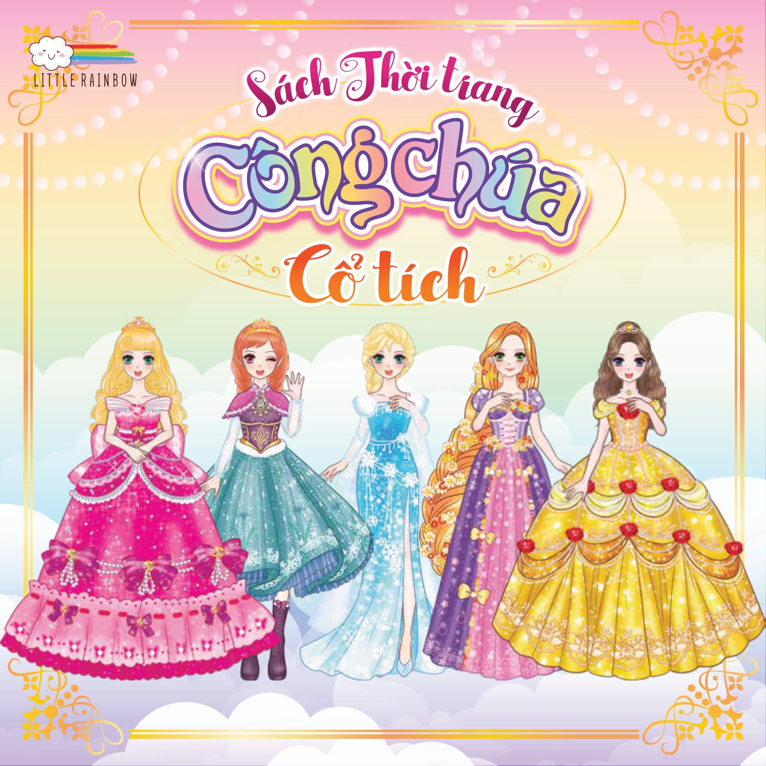 sách thời trang - công chúa cổ tích