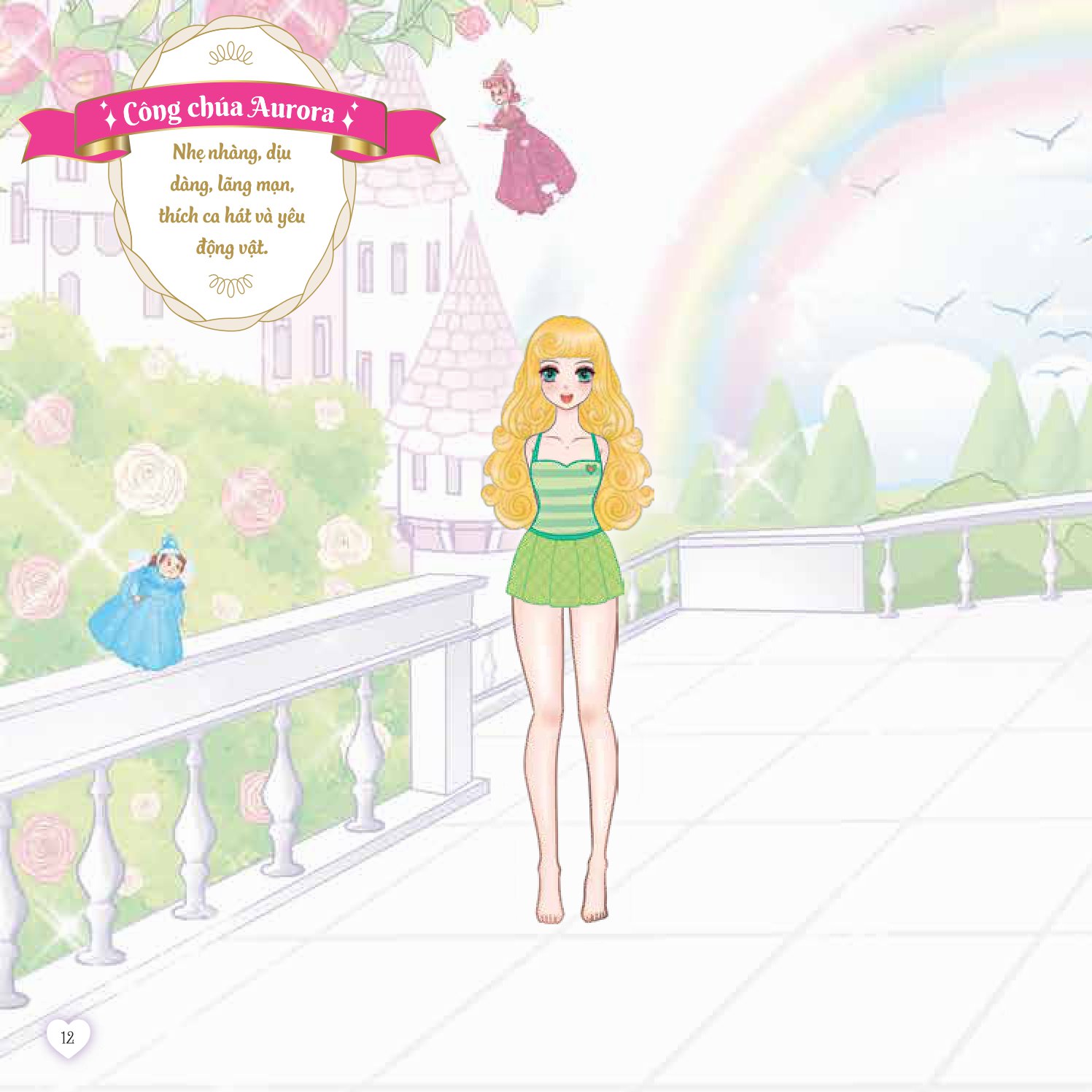 sách thời trang - công chúa cổ tích