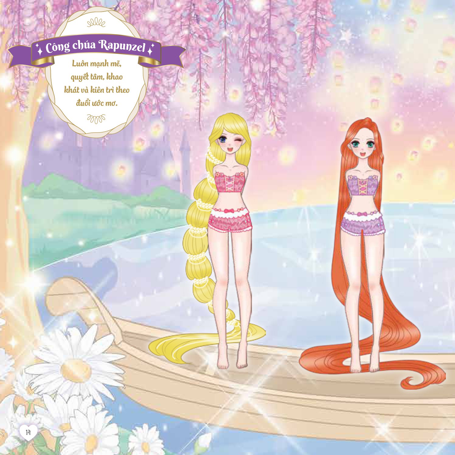 sách thời trang - công chúa cổ tích
