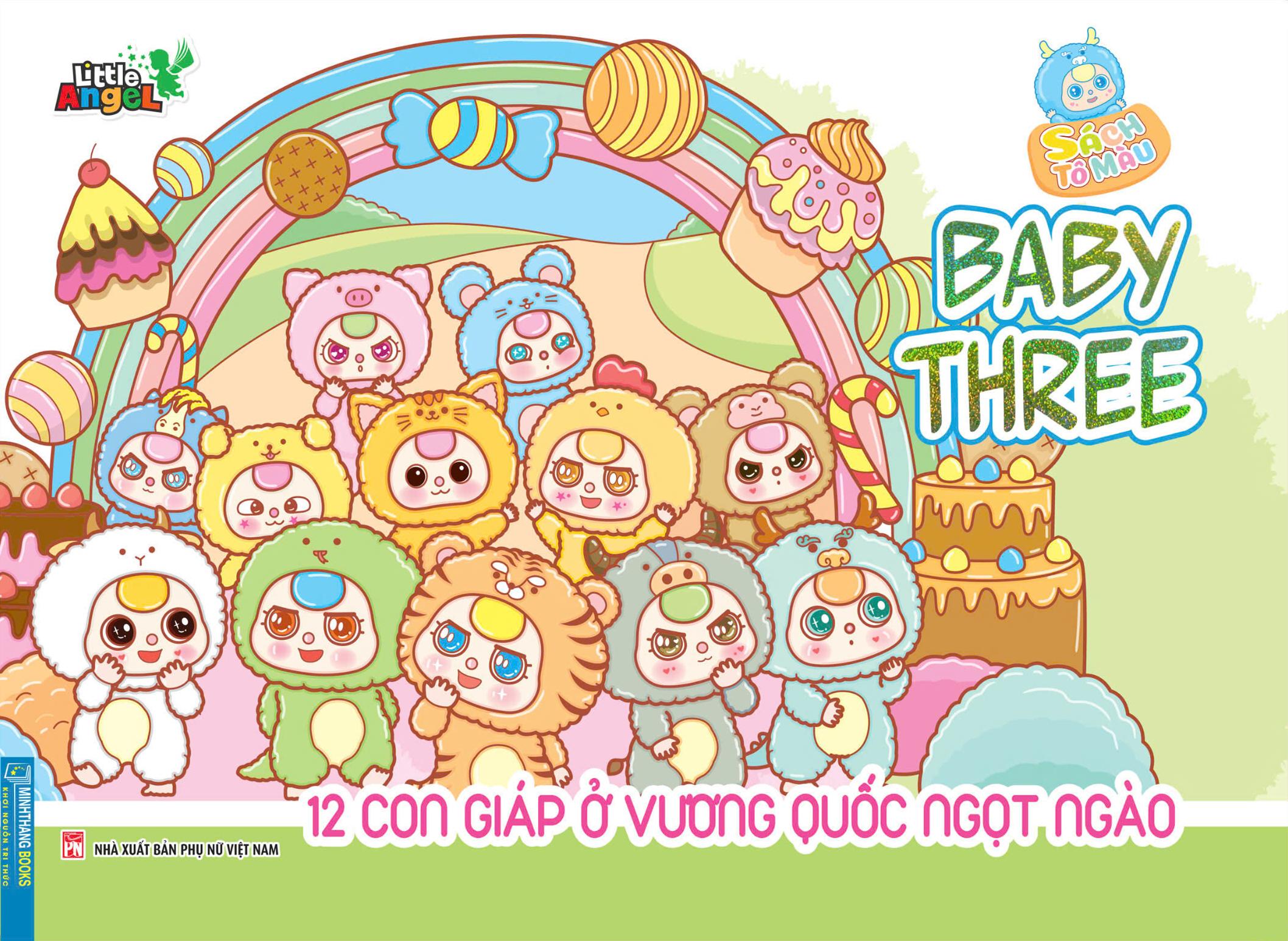 Sach To Mau Baby Three 12 Con Giap O Vuong Quoc Ngot Ngao