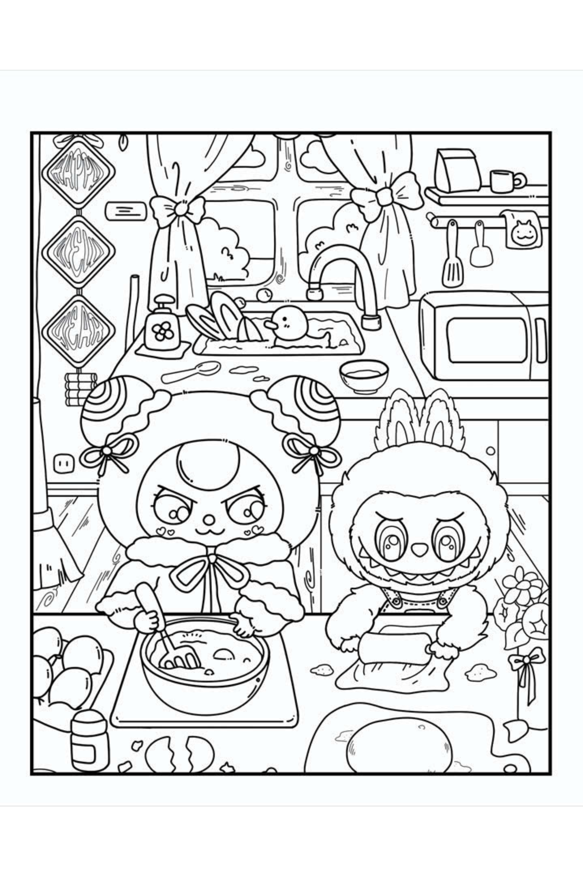 Sach To Mau Baby Three Ngoi Lang Hanh Phuc