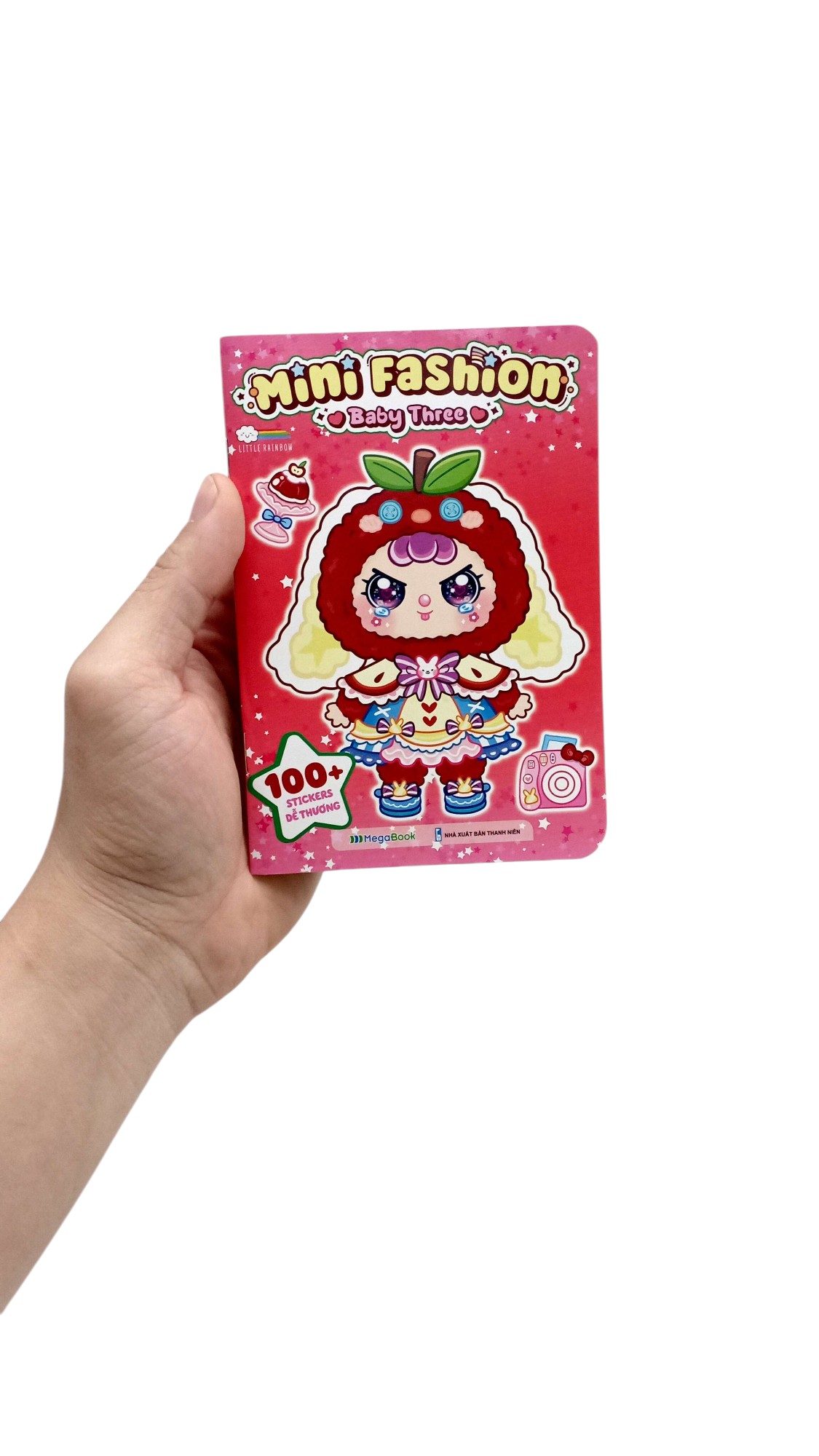 sách tô màu babythree - mini fashion