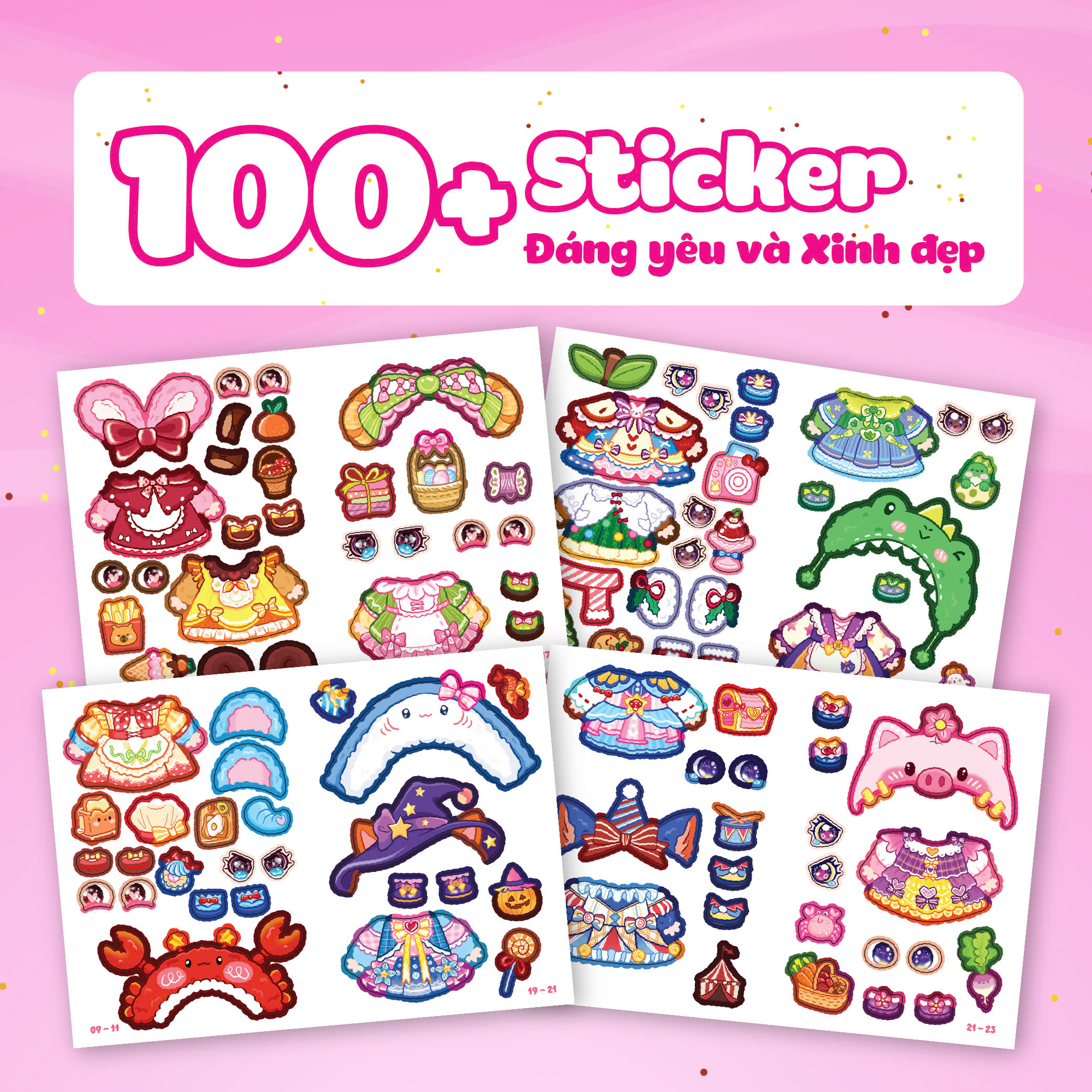 sách tô màu babythree - mini fashion