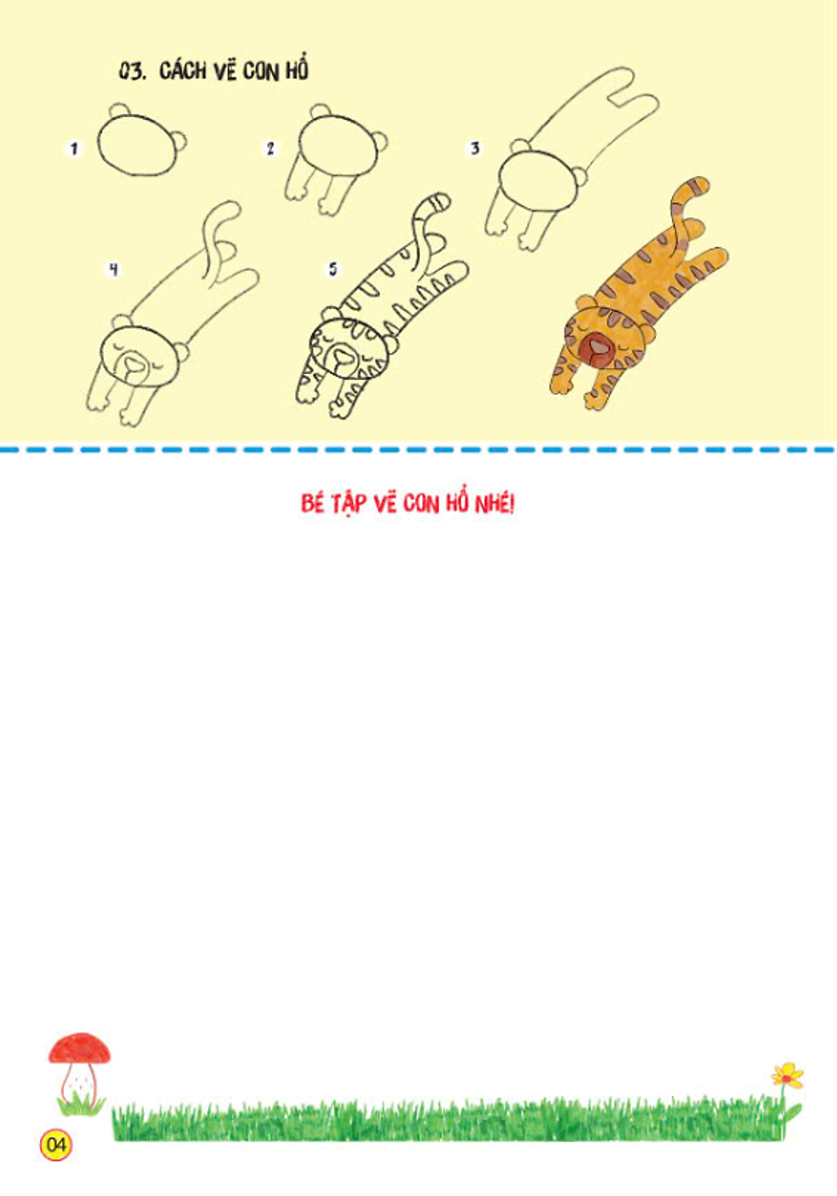 sách tô màu - bé tập làm họa sĩ - bé tập vẽ các con vật