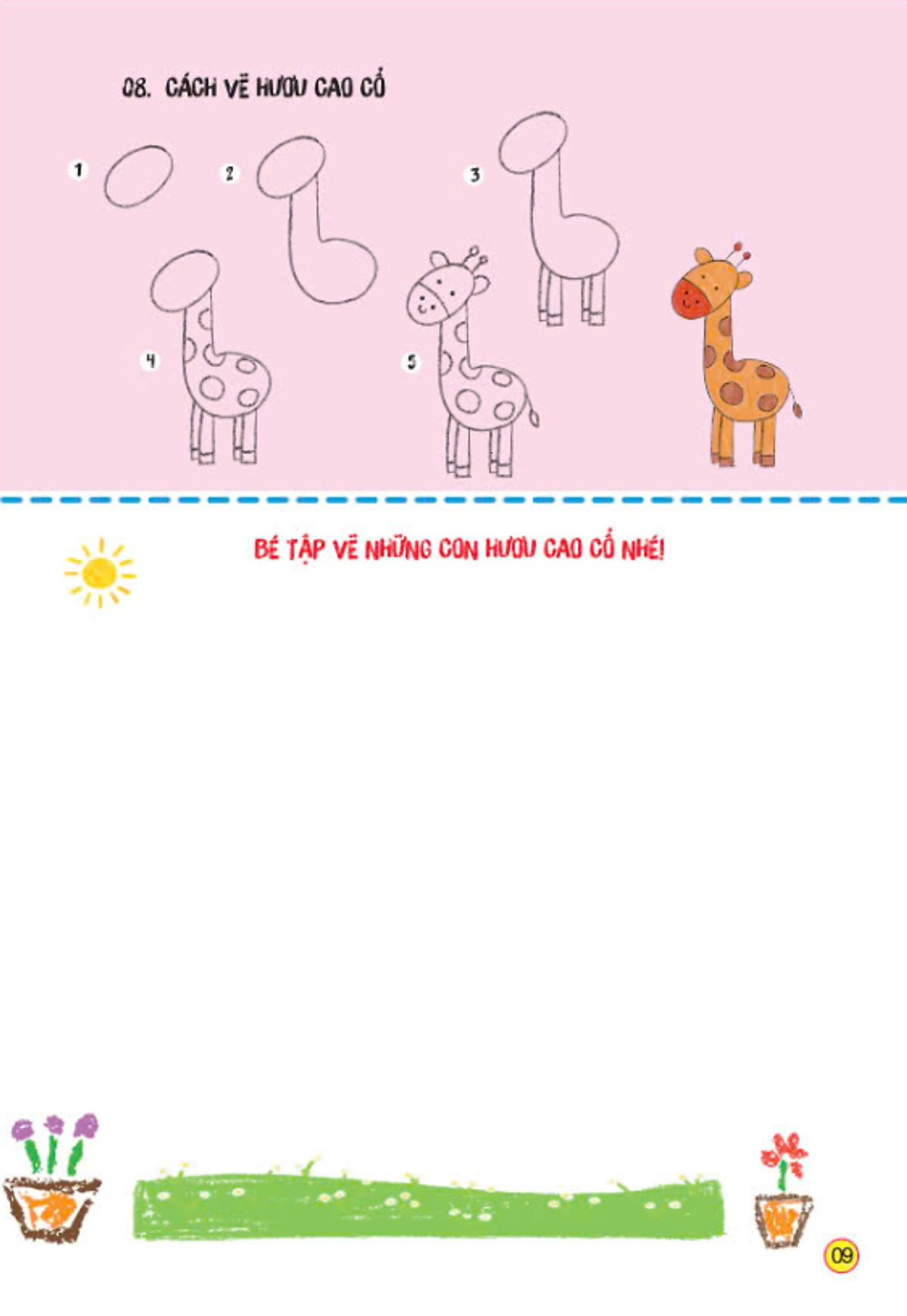 sách tô màu - bé tập làm họa sĩ - bé tập vẽ các con vật