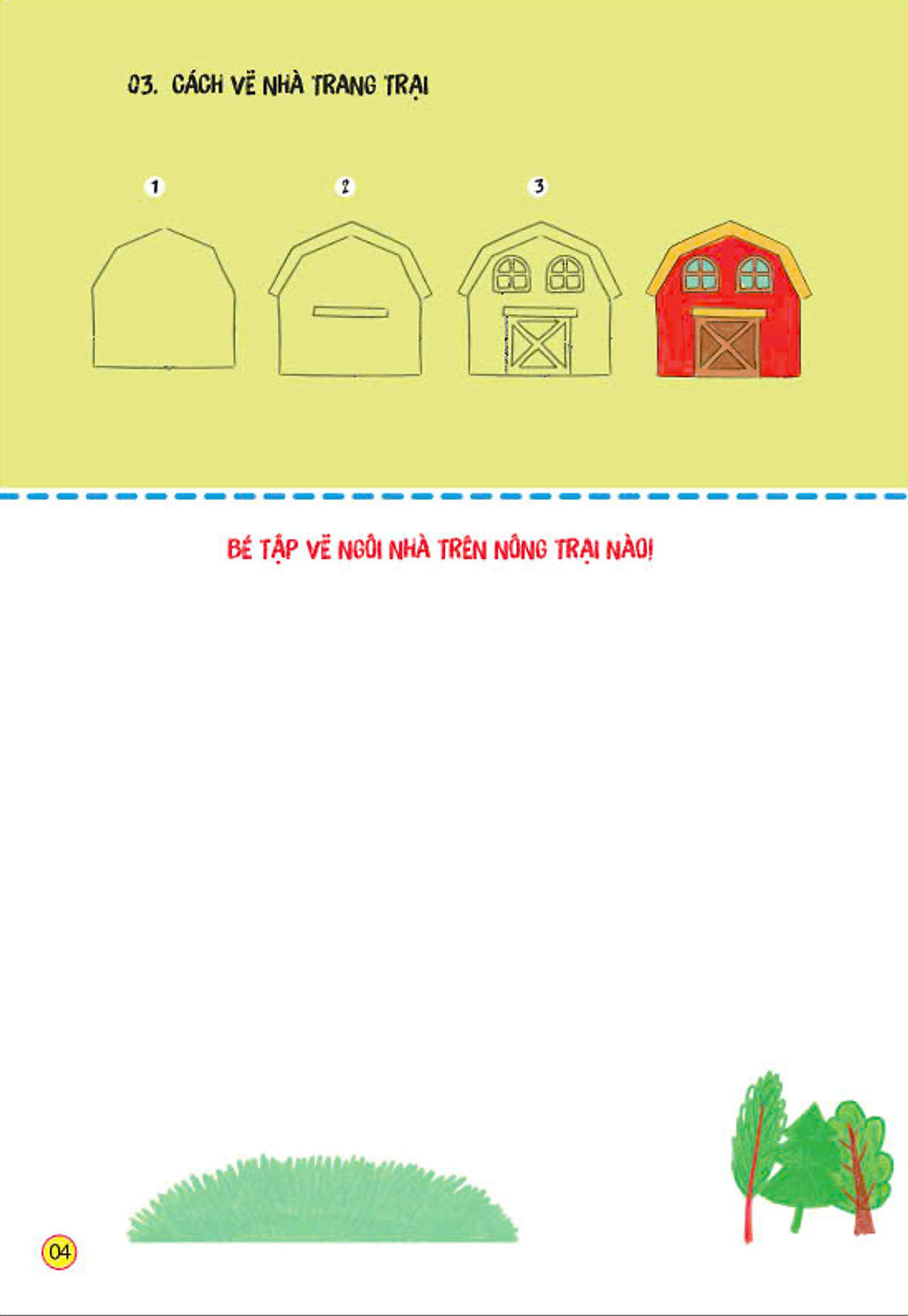 sách tô màu - bé tập làm họa sĩ - bé tập vẽ các đồ vật