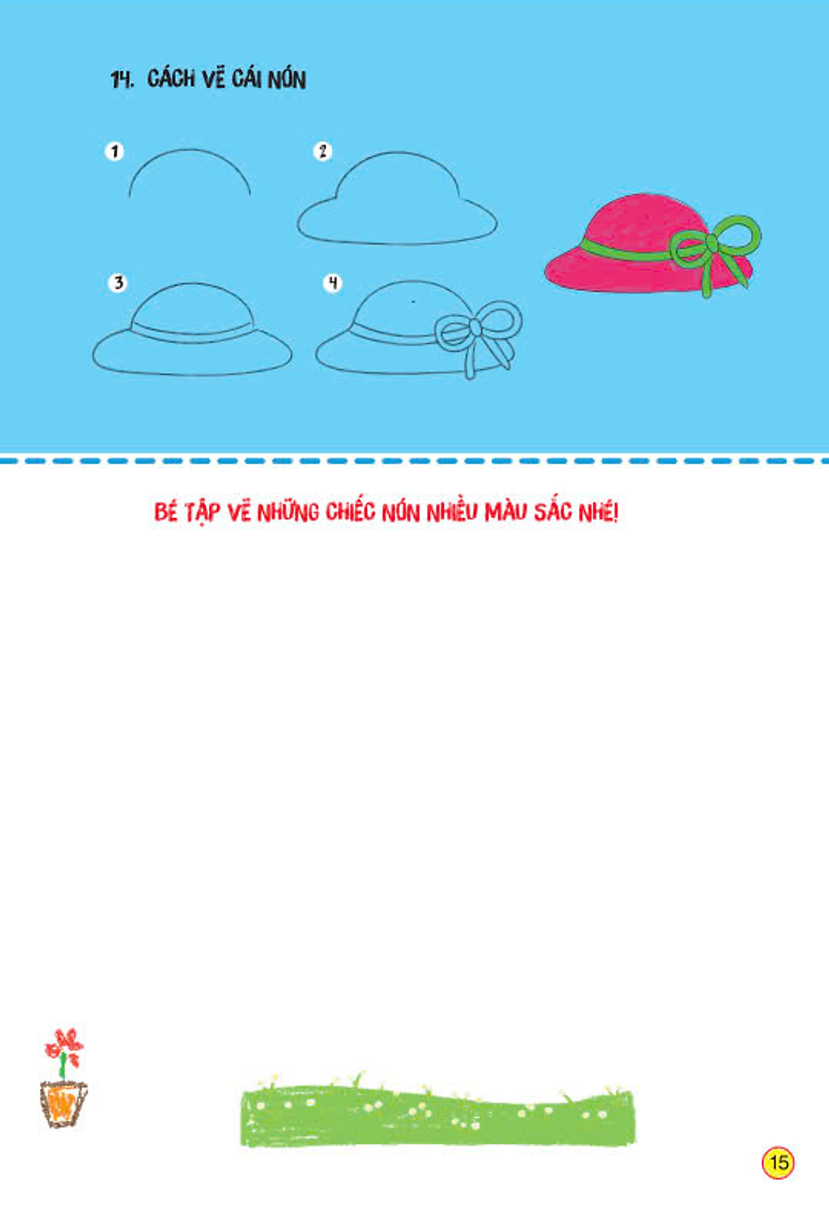 sách tô màu - bé tập làm họa sĩ - bé tập vẽ các đồ vật