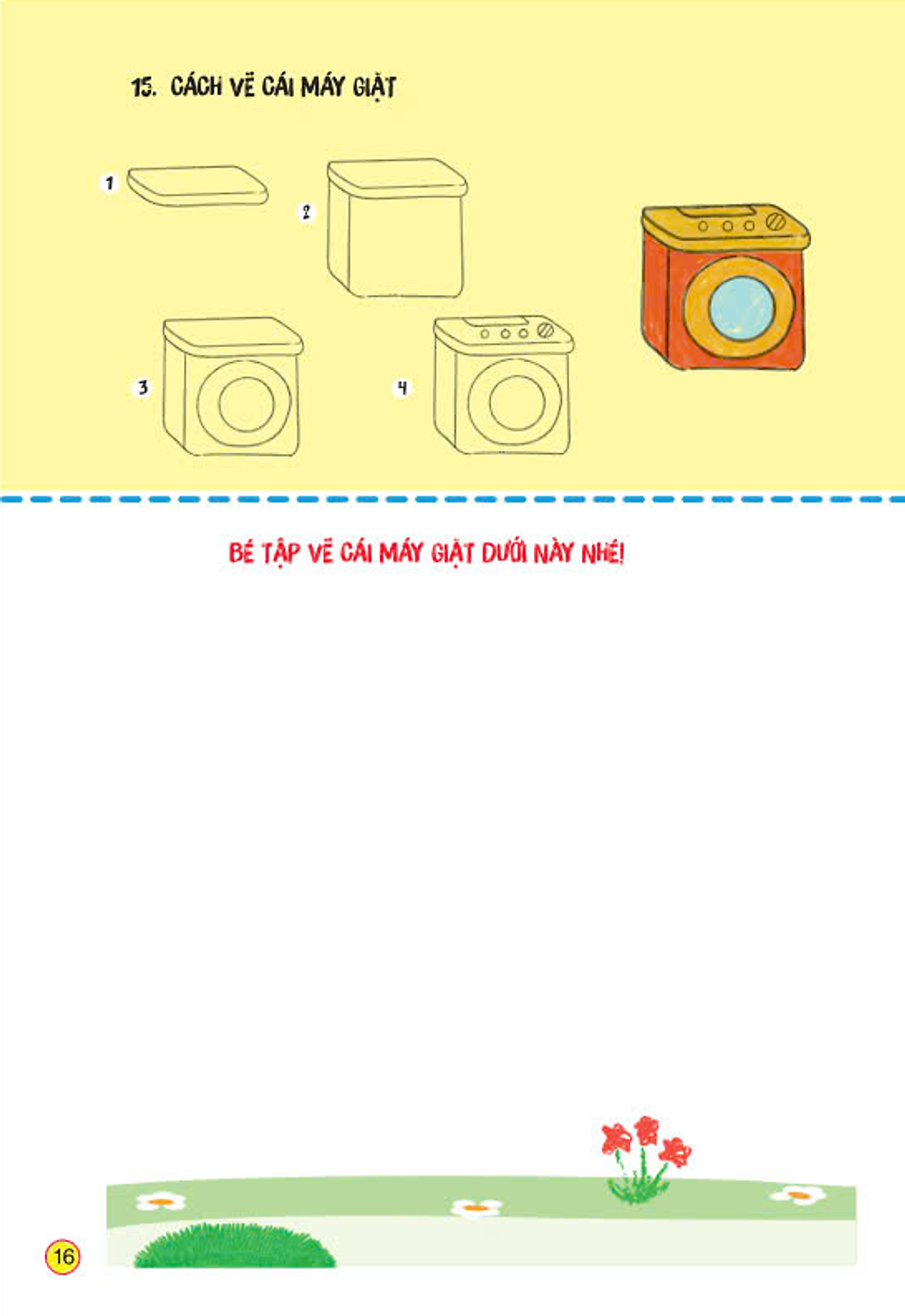 sách tô màu - bé tập làm họa sĩ - bé tập vẽ các đồ vật