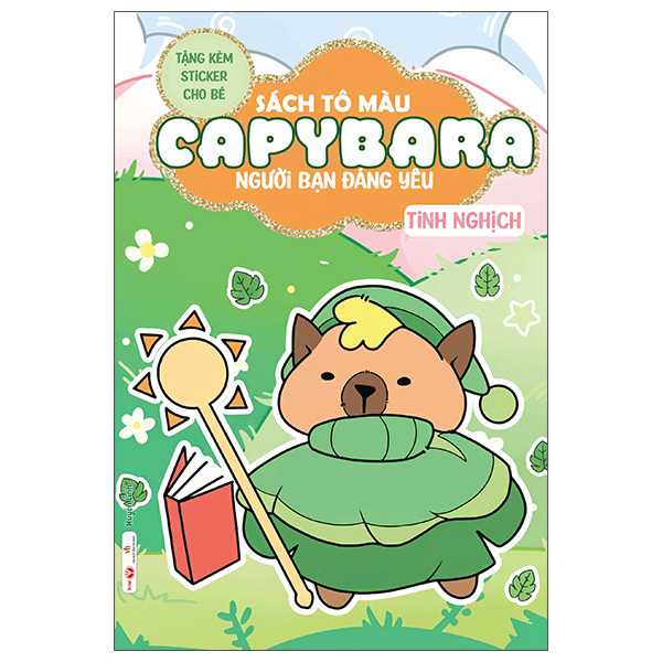 Sách Tô Màu Capybara - Người Bạn Đáng Yêu - Chăm Chỉ
