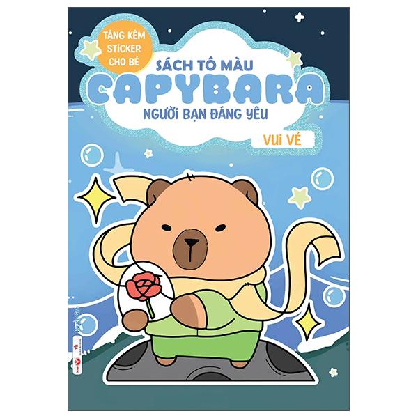 Sách Tô Màu Capybara - Người Bạn Đáng Yêu - Tinh Nghịch